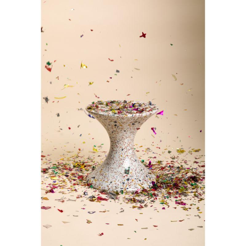 Contemporary Confetti Table, Small, Chalk by Laun For Sale