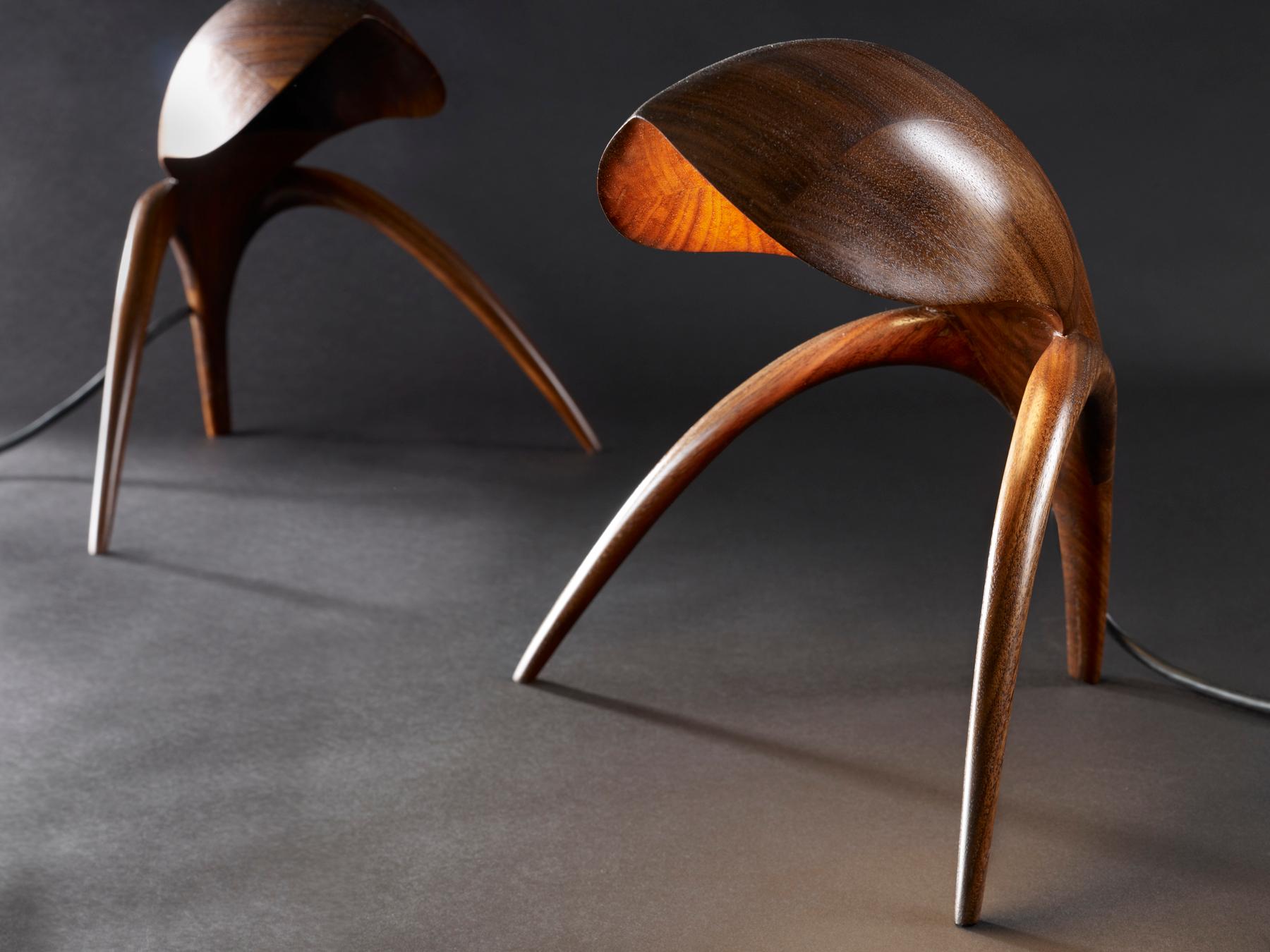 Contemporary Confidence Sculpted Table Lamp by Gildas Berthelot