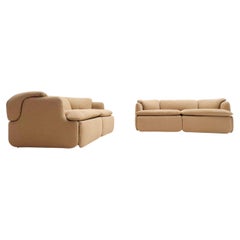 'Confidential' 2x 2-seater Sofas by Alberto Rosselli Saporiti