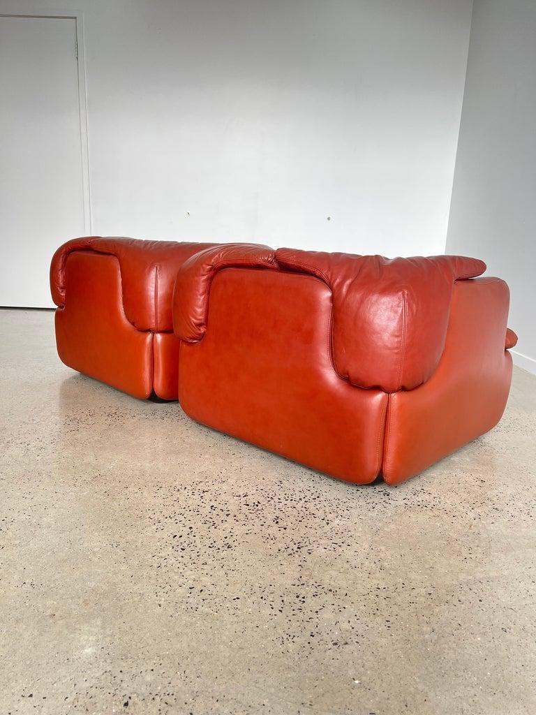 Confidential Alberto Rosselli for Saporiti Set Sofa For Sale 5