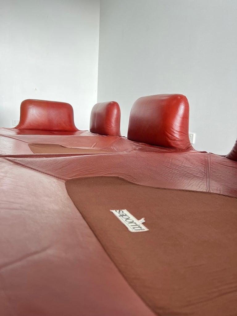 Mid-Century Modern Confidential Alberto Rosselli for Saporiti Set Sofa For Sale