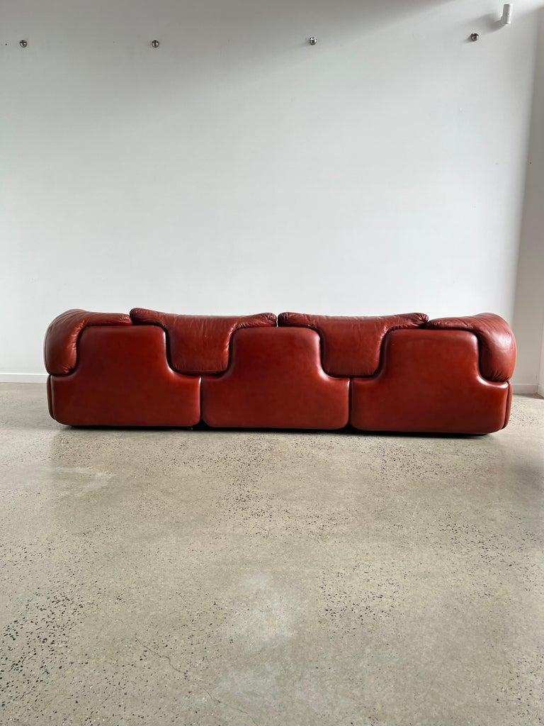 Confidential Alberto Rosselli for Saporiti Set Sofa For Sale 1