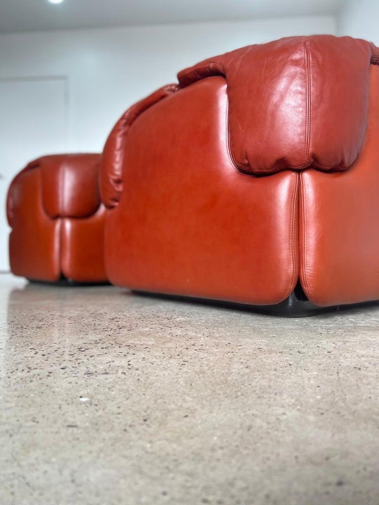 Confidential Alberto Rosselli for Saporiti Set Sofa For Sale 2