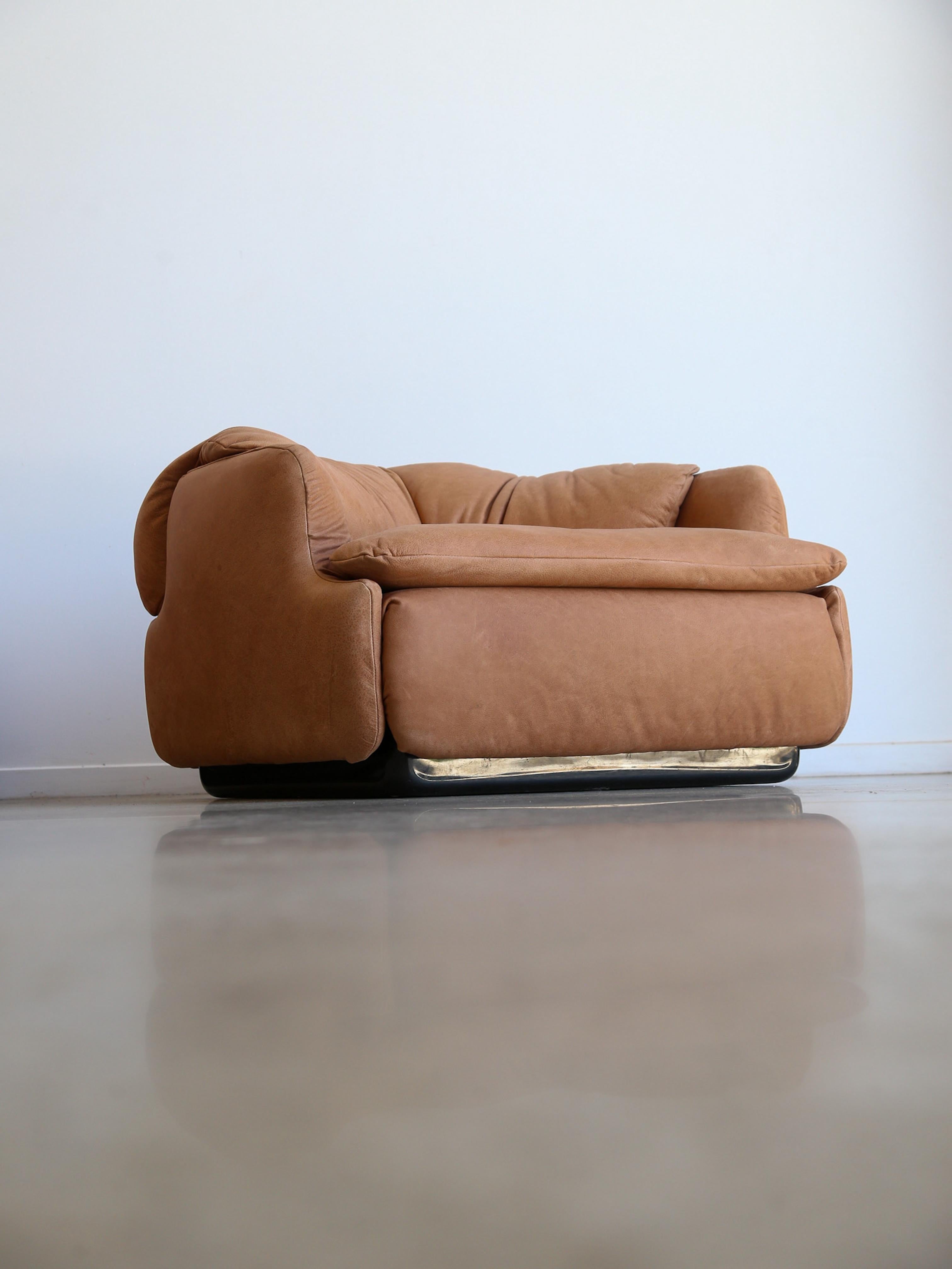 Ensemble de deux fauteuils de confiance d'Alberto Rosselli pour Saporiti, 1970 en vente 4
