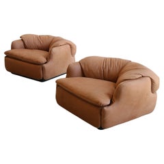 Conjunto de dos sillones Confidencial de Alberto Rosselli para Saporiti Años 70