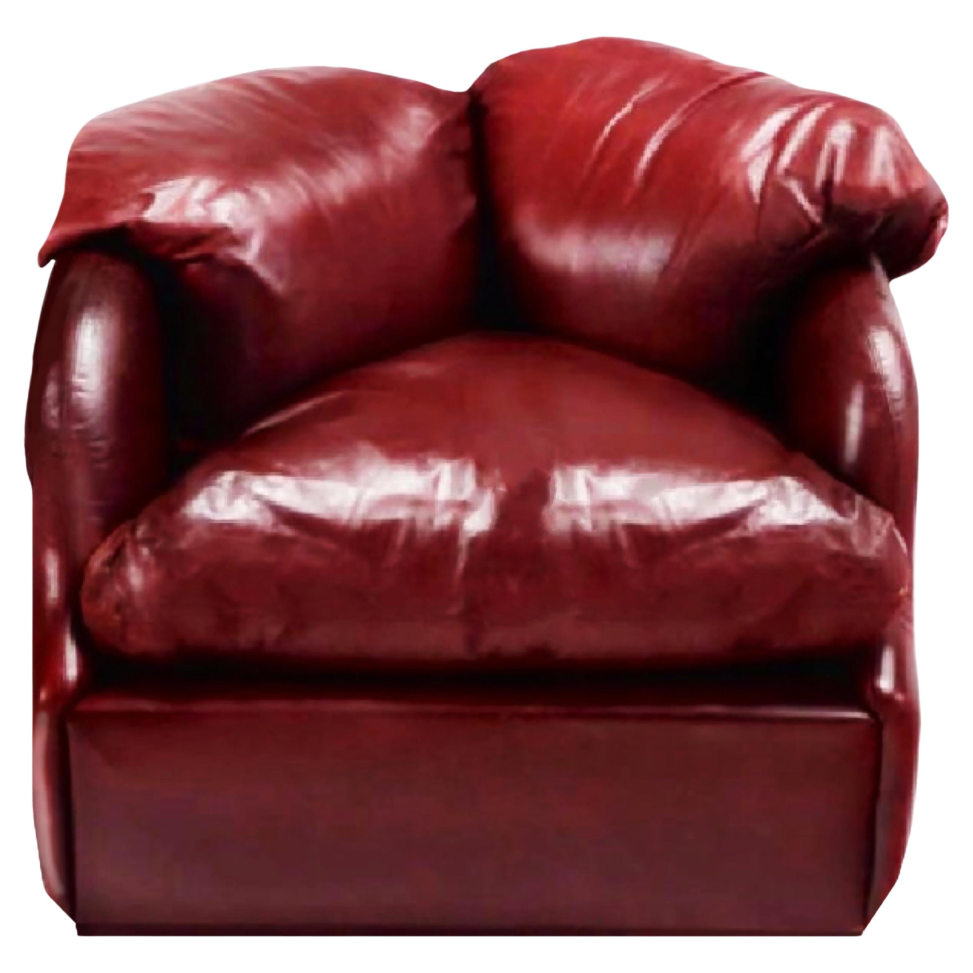 Chaise longue confidentielle, cuir cordovan, Alberto Rosselli pour Saporiti Italie, 1972.

Le cuir d'origine semble avoir la brillance, le toucher et la variation de la couleur sang-de-bœuf profonde qui est typique du cordovan.

La Collection