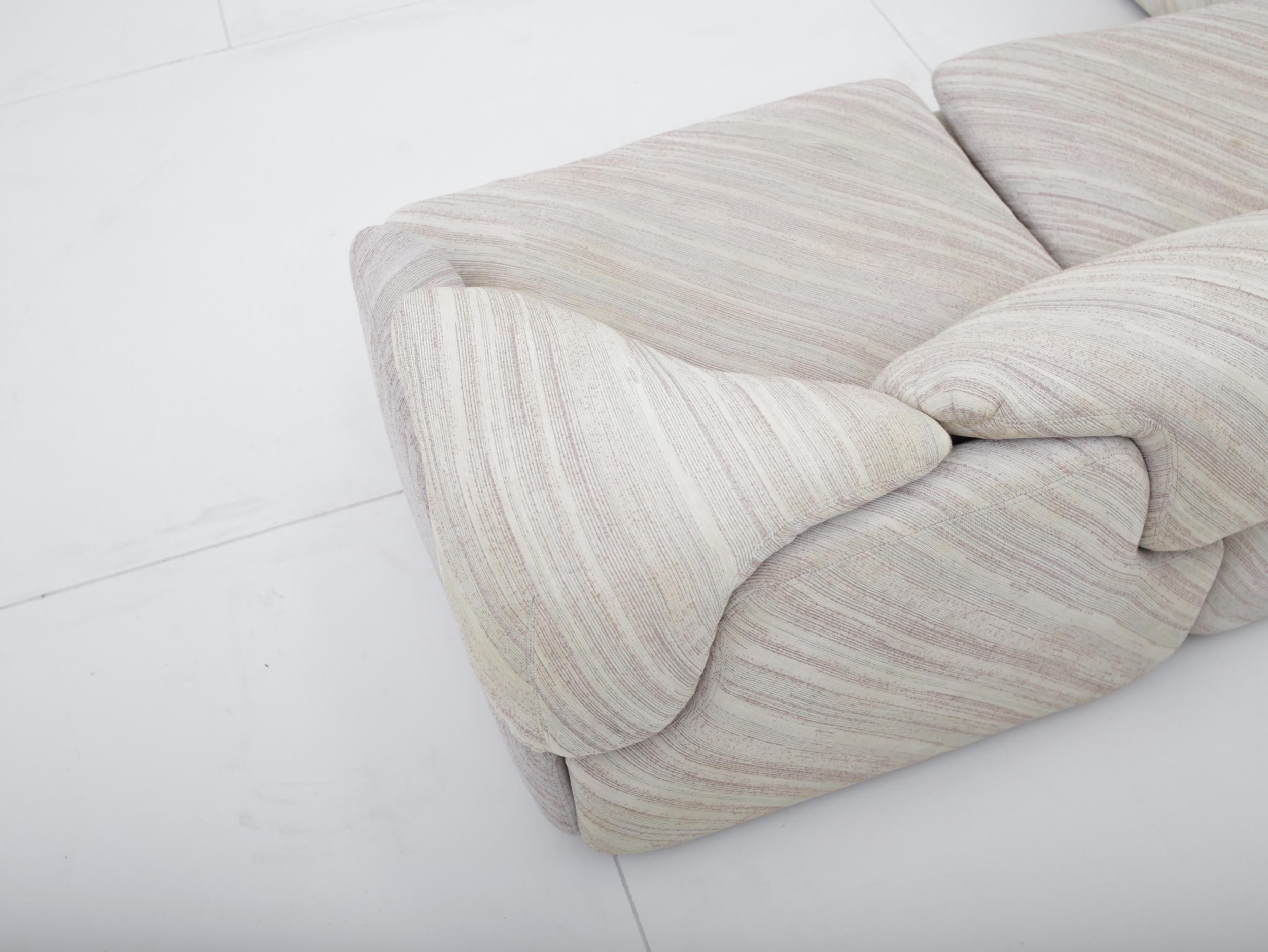 ‘Confidential” Sectional Sofa by Alberto Rosselli for Saporiti, Missoni Fabric 7