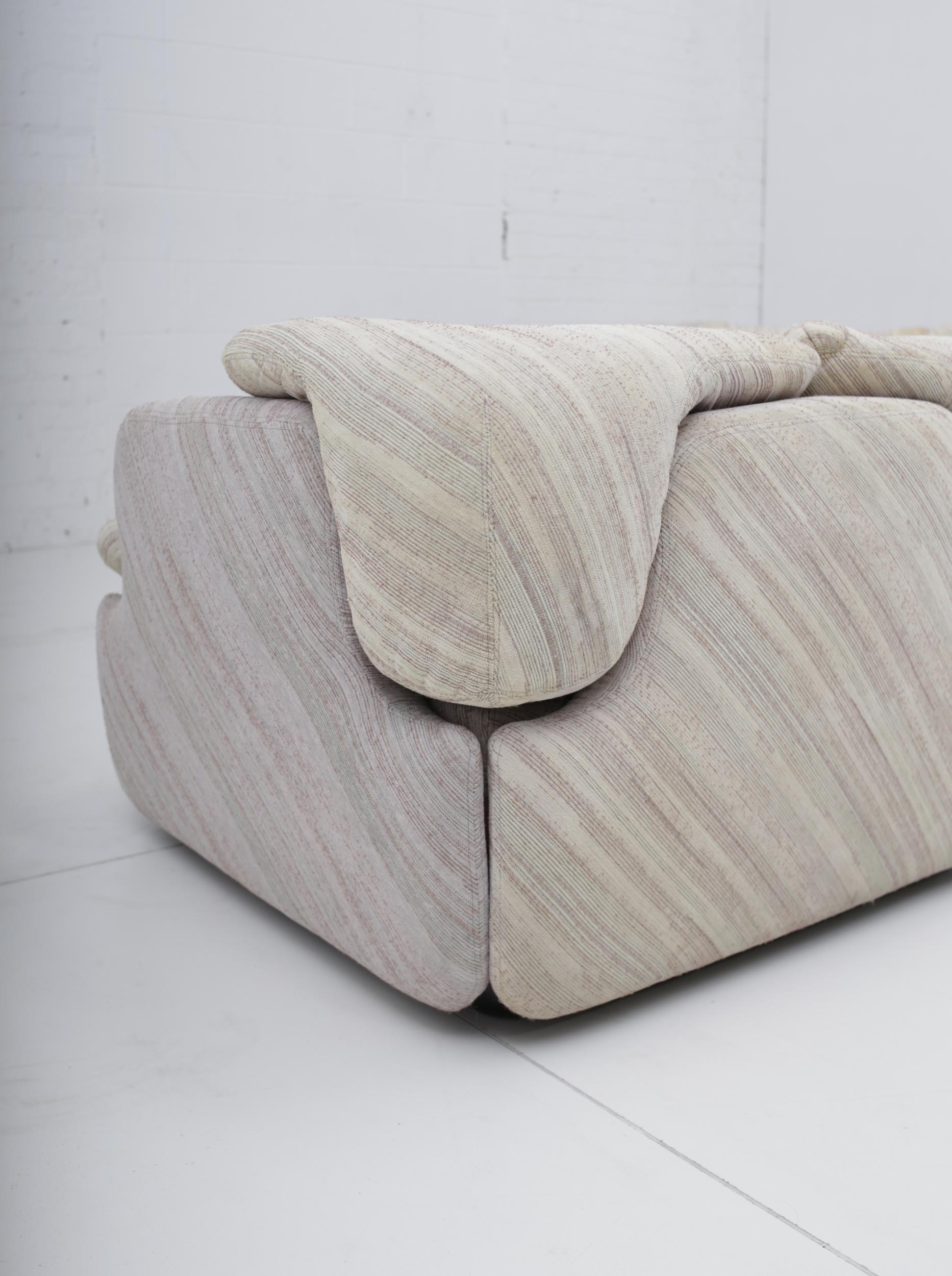 ‘Confidential” Sectional Sofa by Alberto Rosselli for Saporiti, Missoni Fabric 10