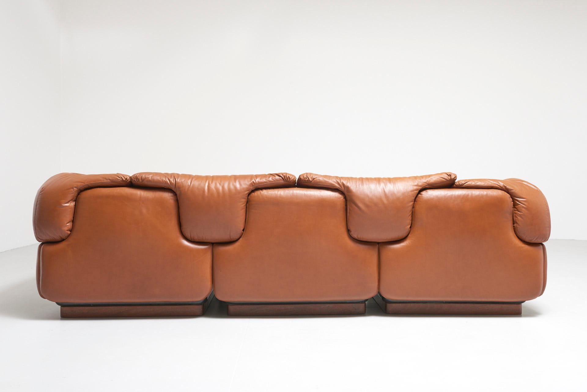 Confidential Sofa by Alberto Rosselli for Saporiti, 1970s 3
