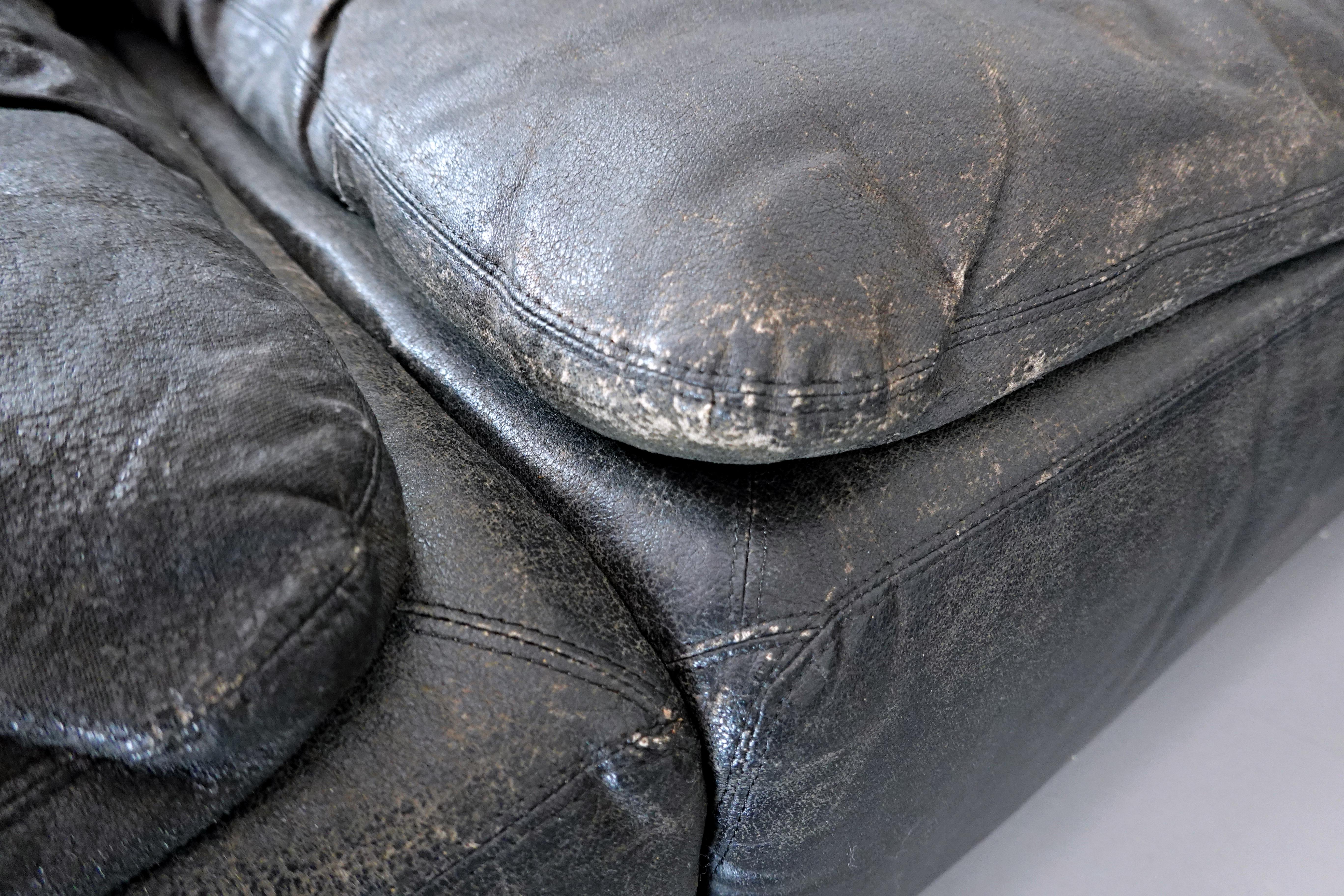 Confidential Sofa, Faux Leather, by Alberto Rosselli for Saporiti, 1971 8