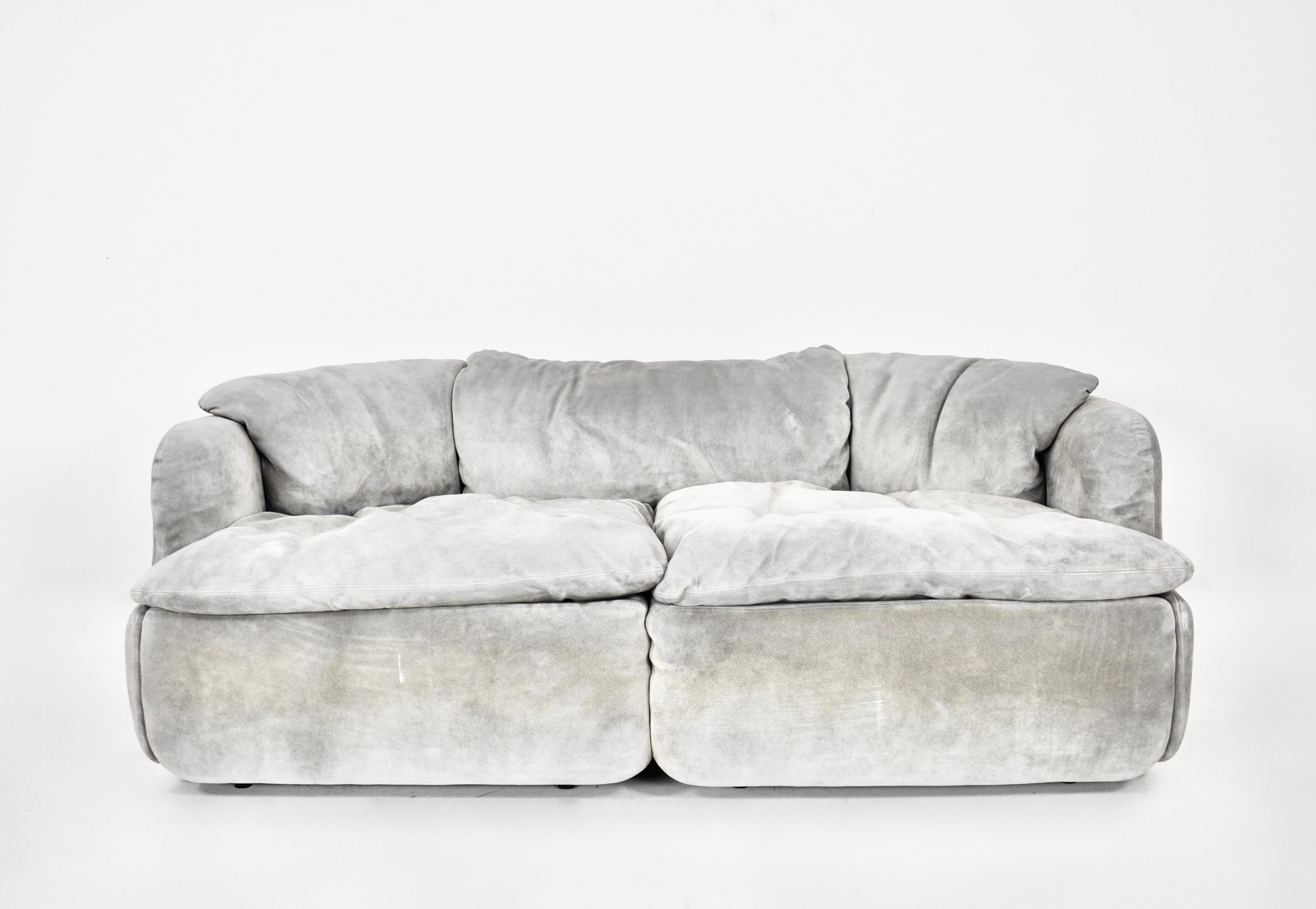 Italian Confidential Sofa Set by Alberto Rosselli for Saporiti Italia, 1970s For Sale