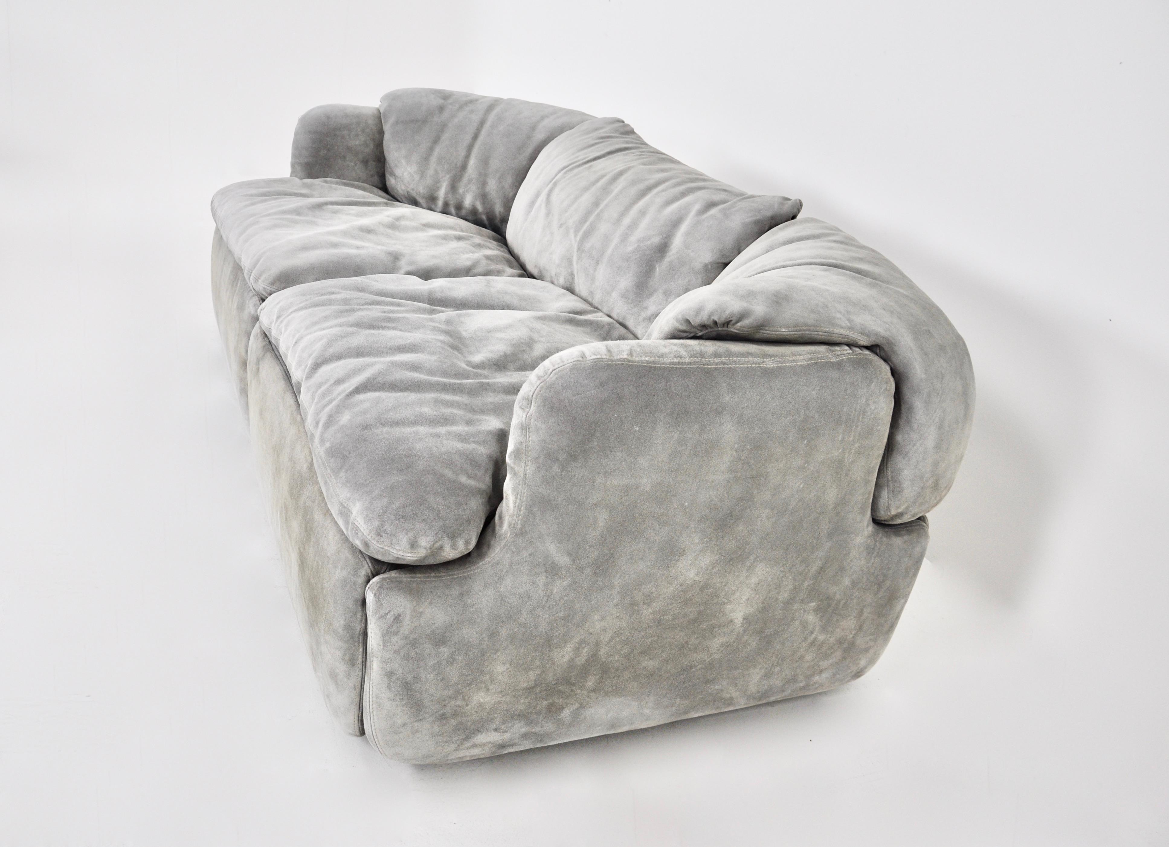 Confidential Sofa Set by Alberto Rosselli for Saporiti Italia, 1970s In Good Condition For Sale In Lasne, BE