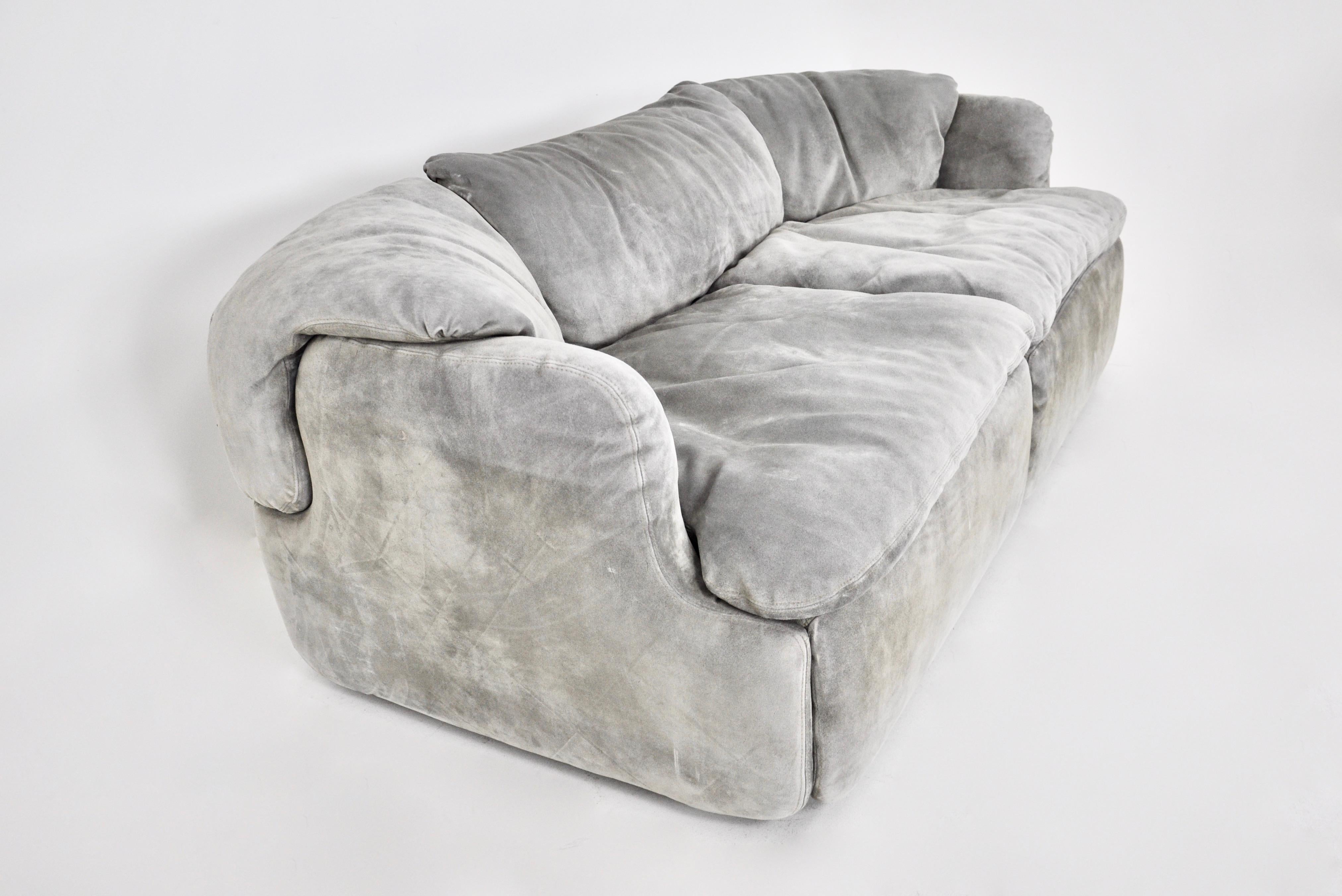 Plastic Confidential Sofa Set by Alberto Rosselli for Saporiti Italia, 1970s For Sale