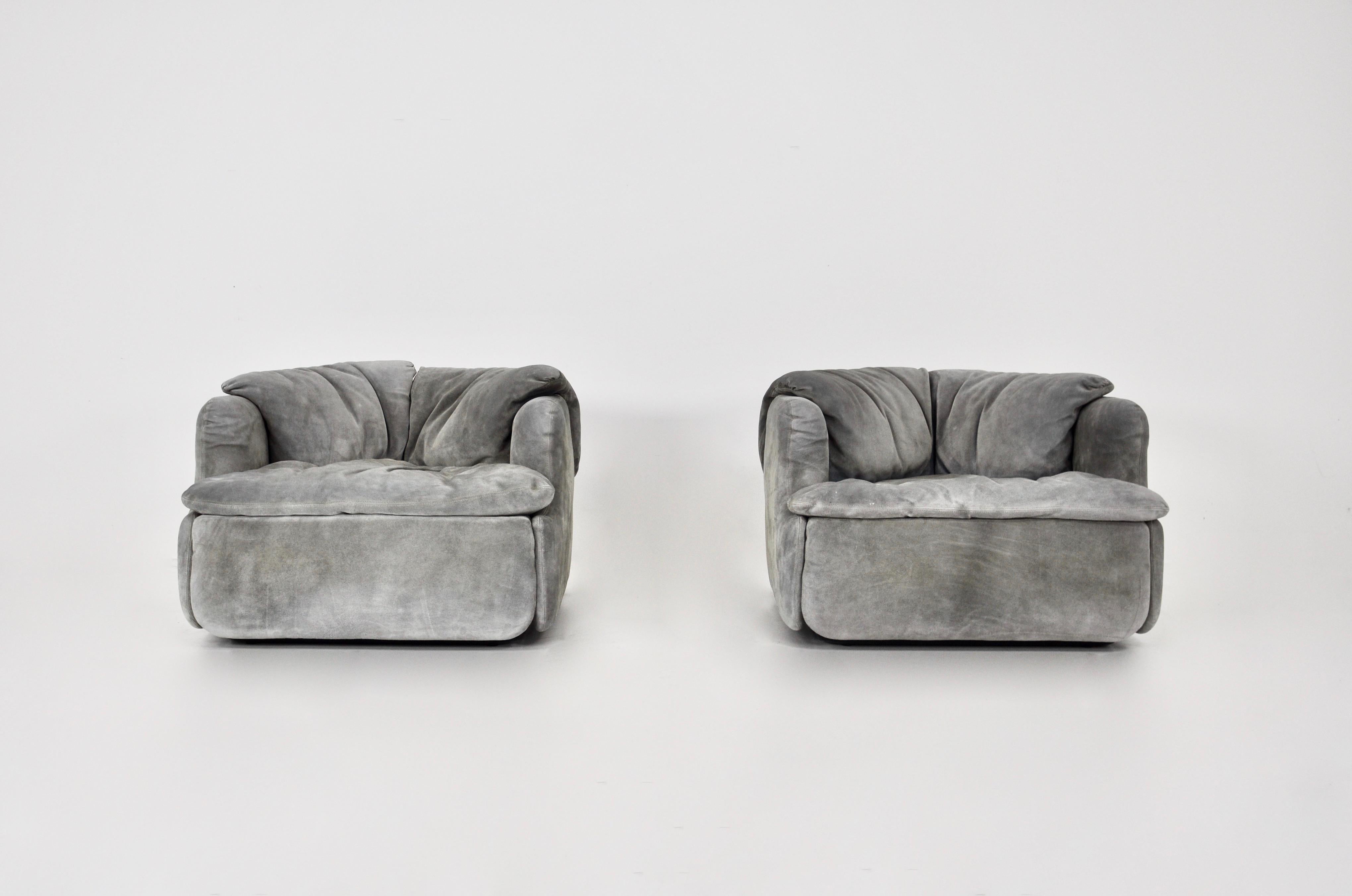 Confidential Sofa Set by Alberto Rosselli for Saporiti Italia, 1970s For Sale 1