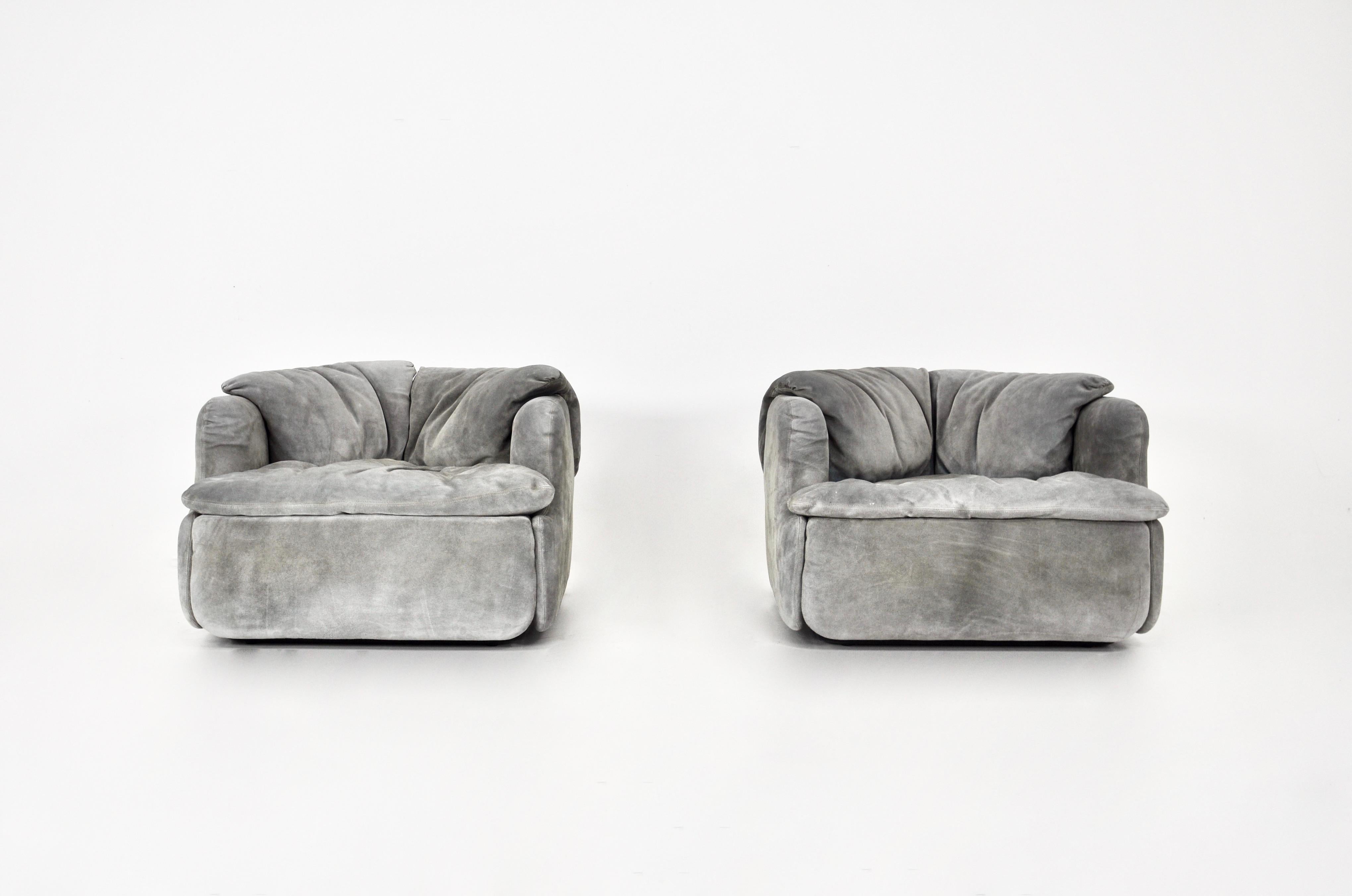 Confidential Sofa Set by Alberto Rosselli for Saporiti Italia, 1970s For Sale 2