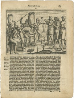 Conflict Between Island Natives, from Pontanus’ History of Amsterdam, 1611
