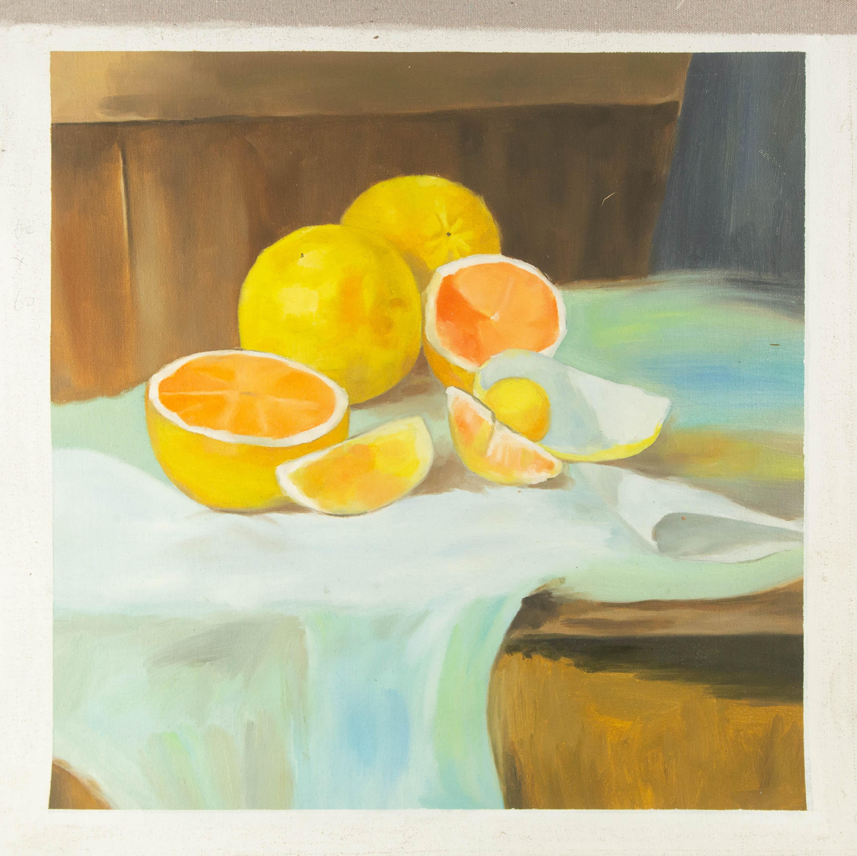 Cong Li Still Life Original Oil On Canvas 