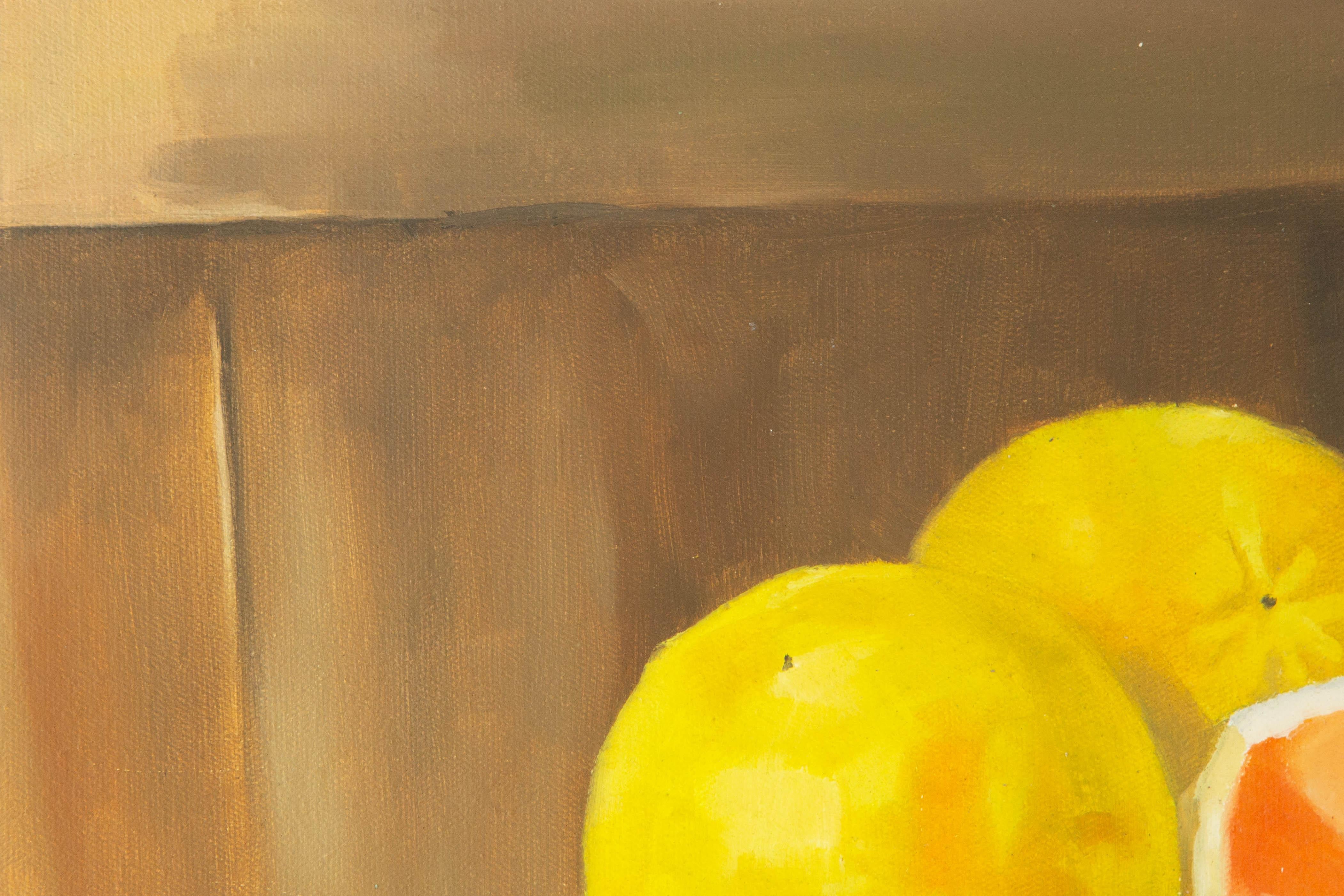 Cong Li Still Life Original Oil On Canvas 