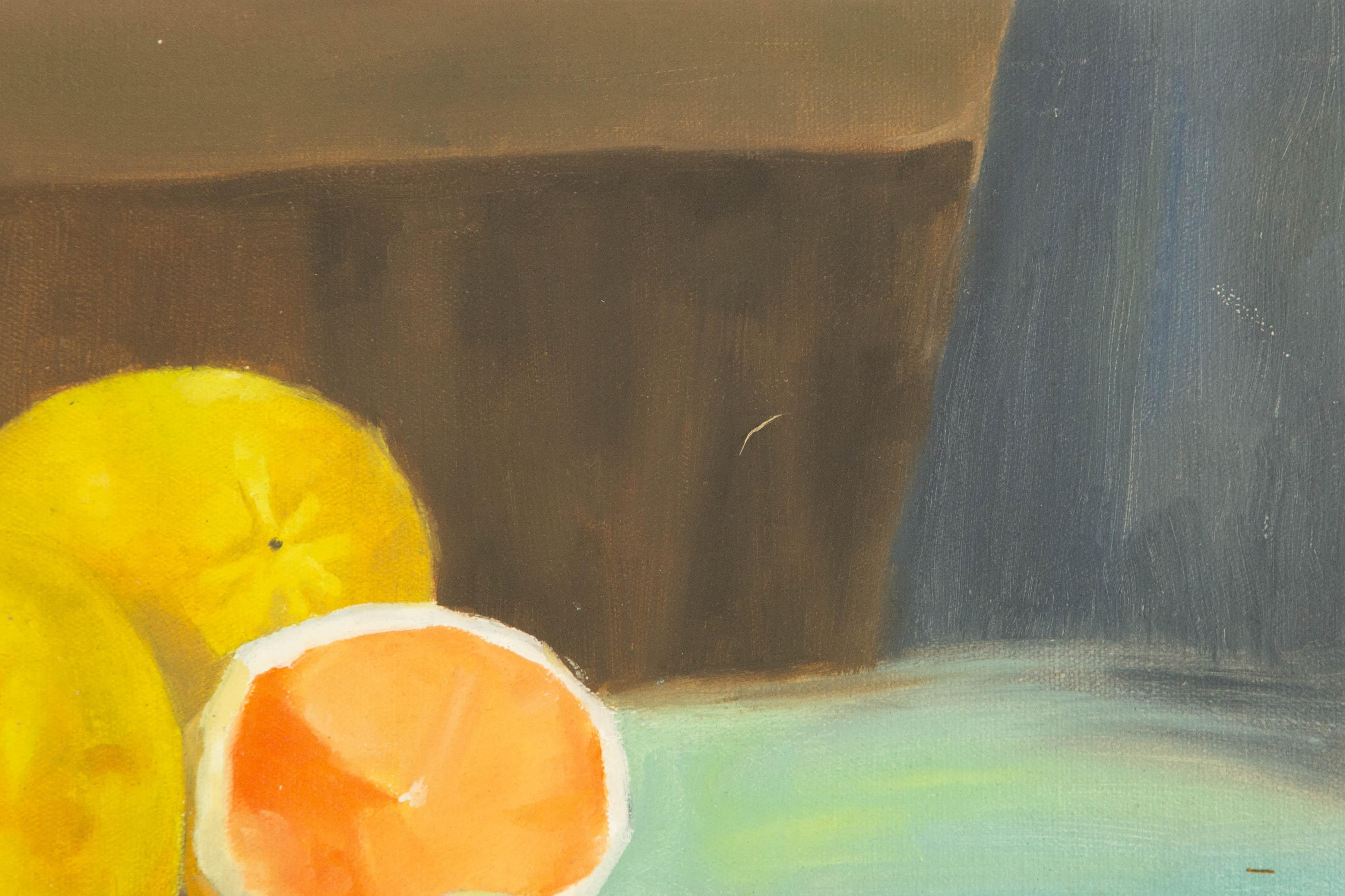 Cong Li Still Life Original Oil On Canvas 