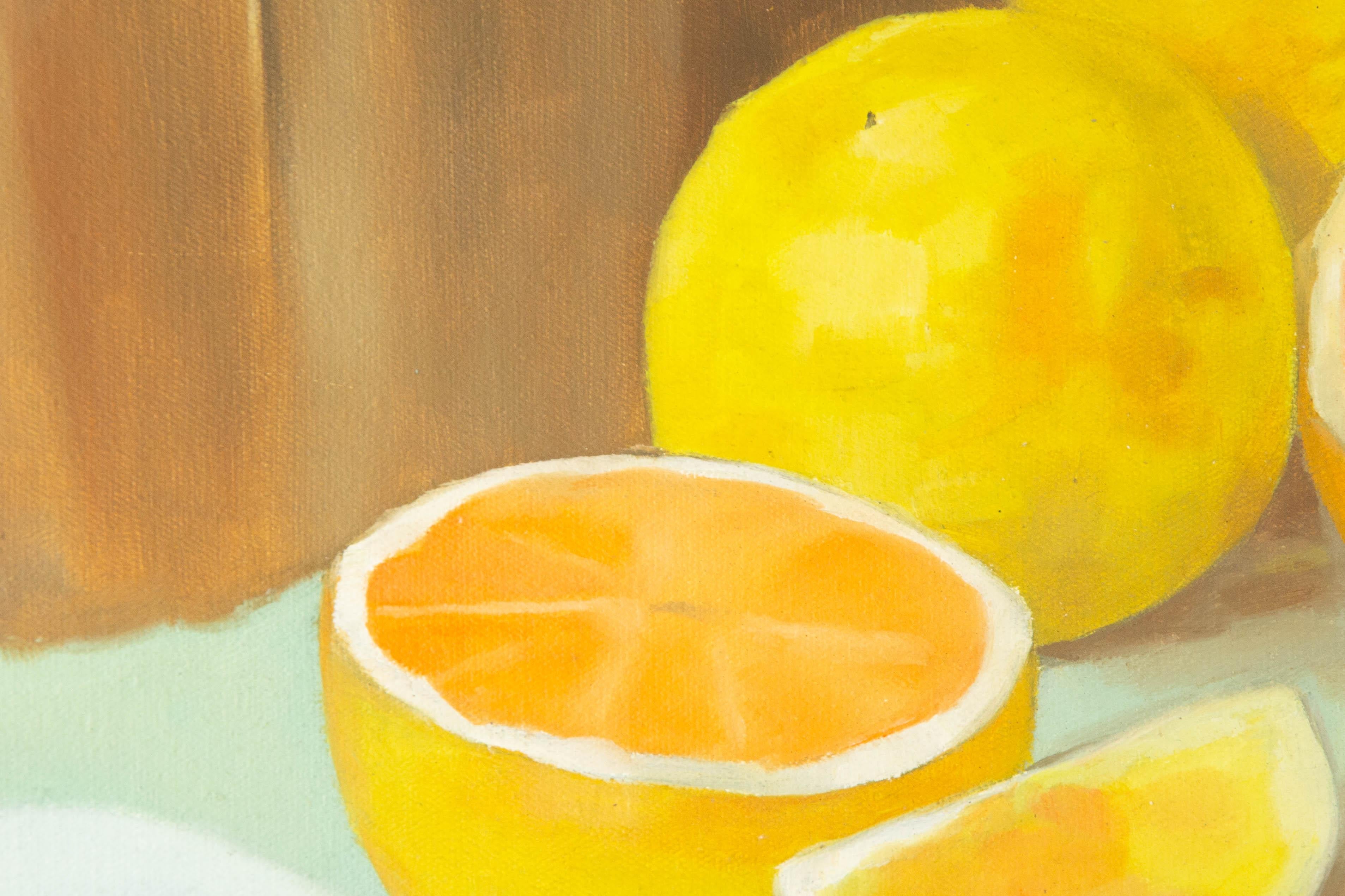 Cong Li Still Life Original Oil On Canvas 