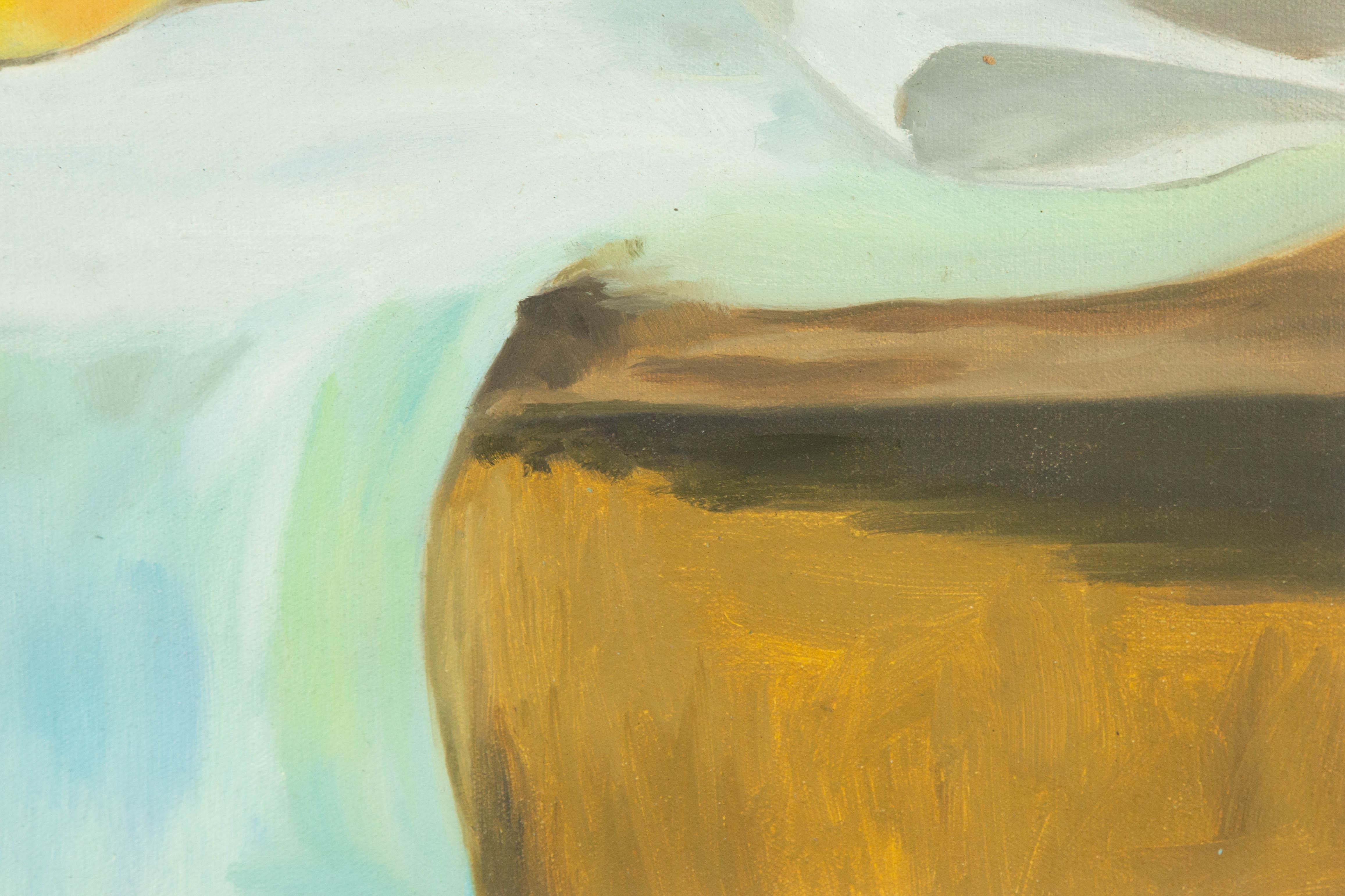Cong Li Still Life Original Oil On Canvas 
