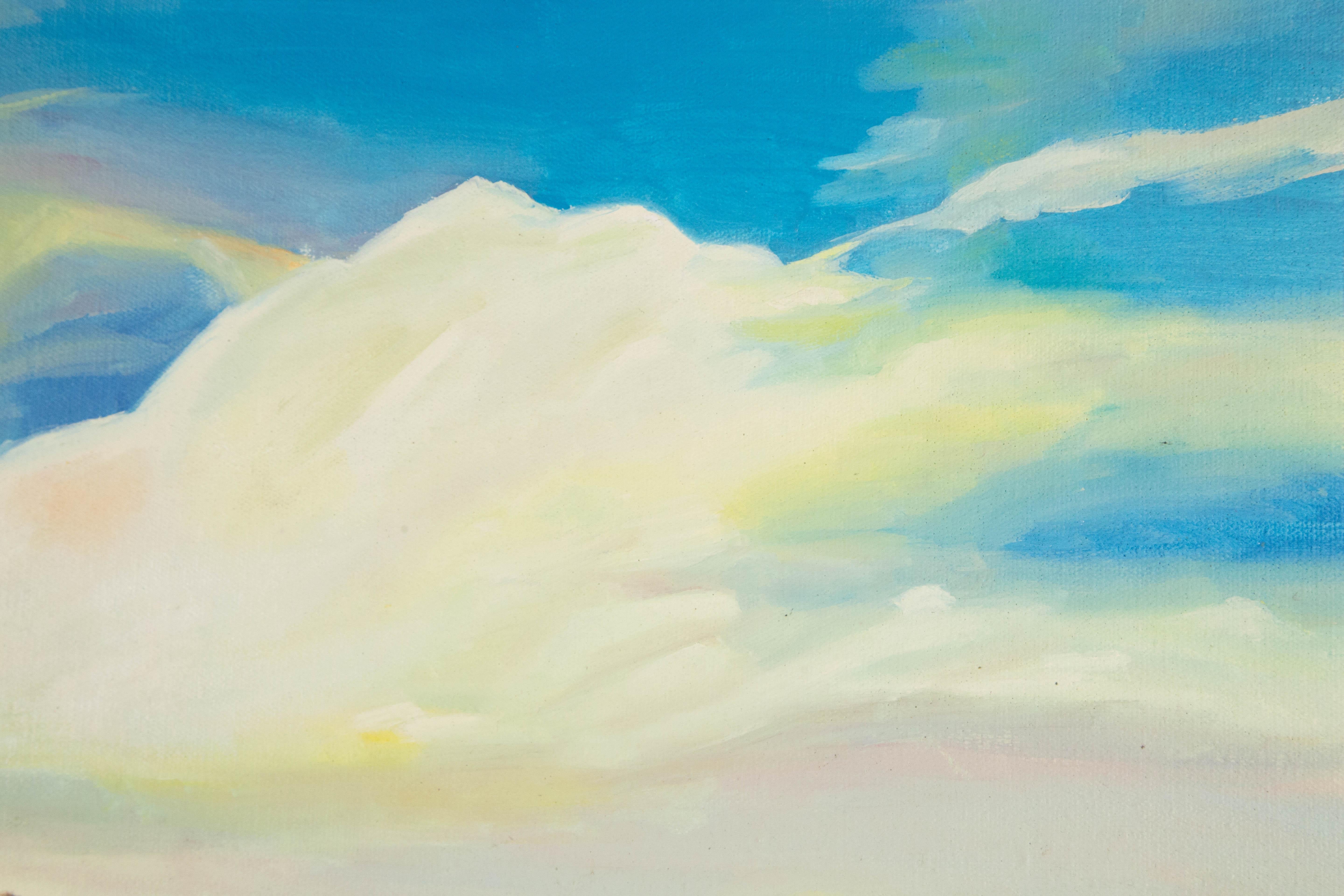 Cong Li Waterscape Original Oil On Canvas 