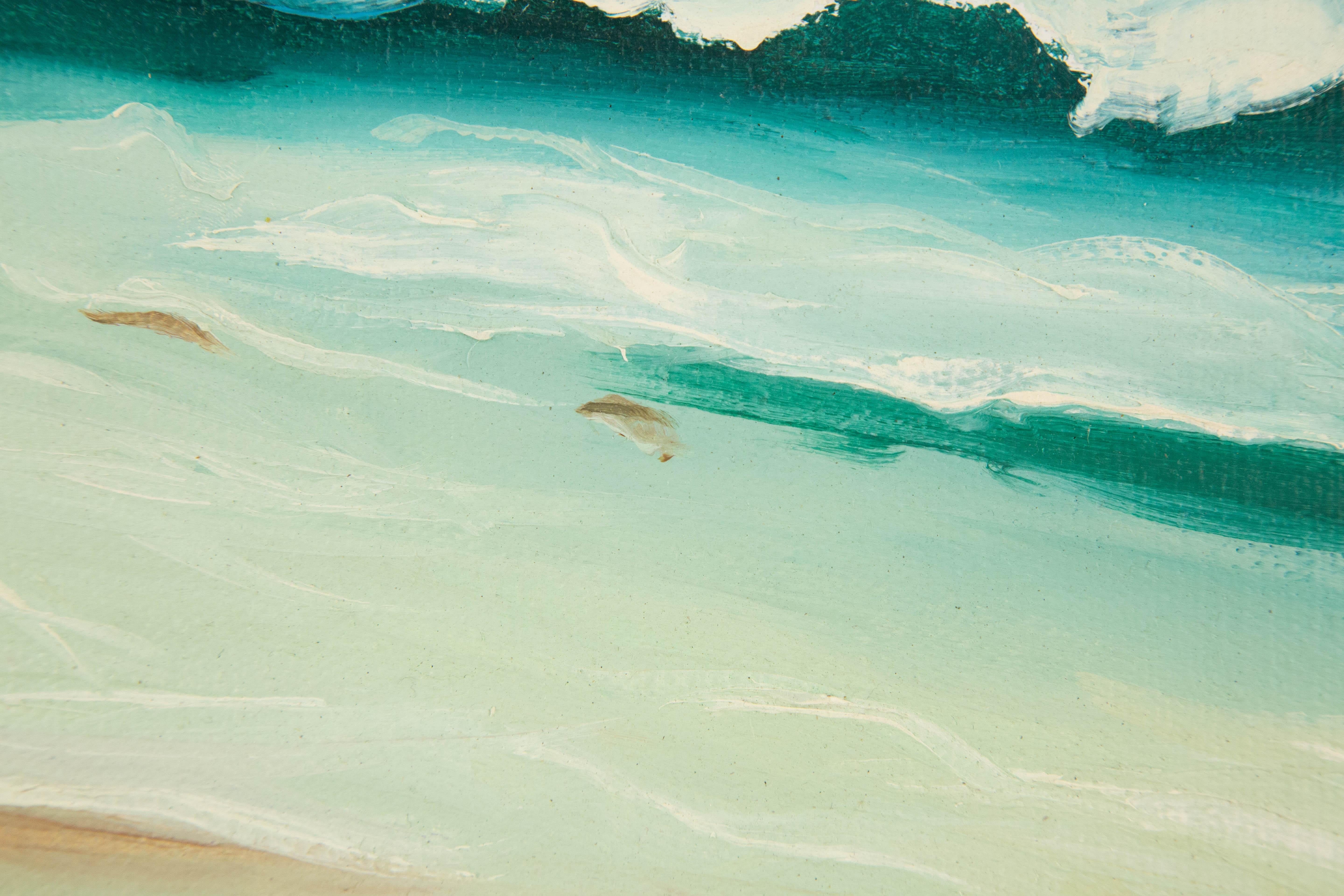Cong Li Waterscape Original Oil On Canvas 