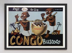 Affiche originale « Congo Buscoco Chocolate », 1930