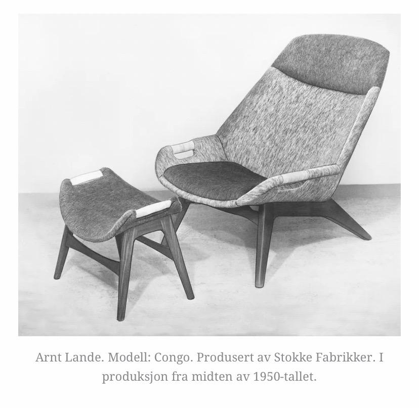 Congo Chair by Arnt Lande, 1950s 3