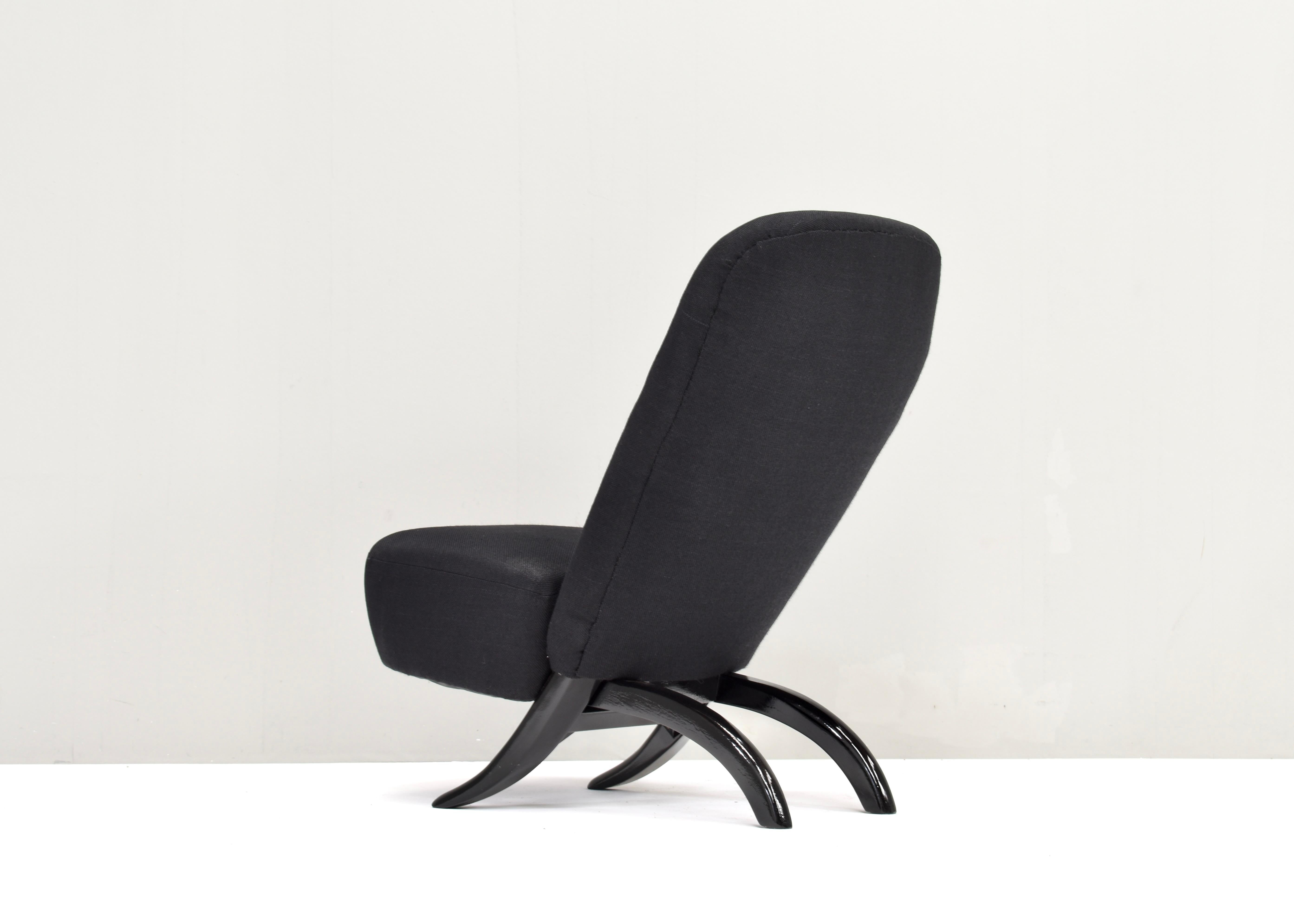Chaise Congo par Theo Ruth pour ARTIFORT, Pays-Bas - 1952 État moyen - En vente à Pijnacker, Zuid-Holland