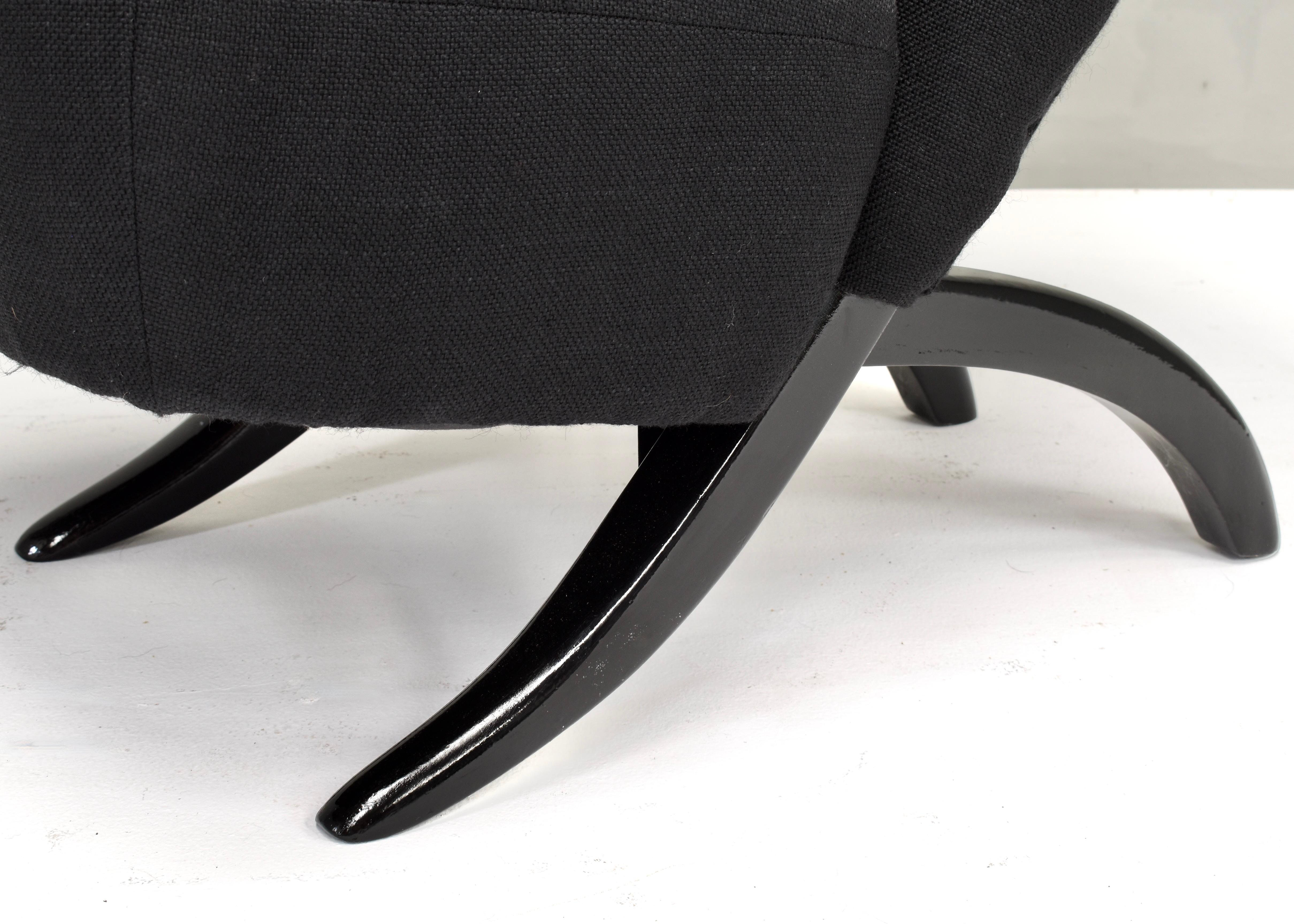 Milieu du XXe siècle Chaise Congo par Theo Ruth pour ARTIFORT, Pays-Bas - 1952 en vente