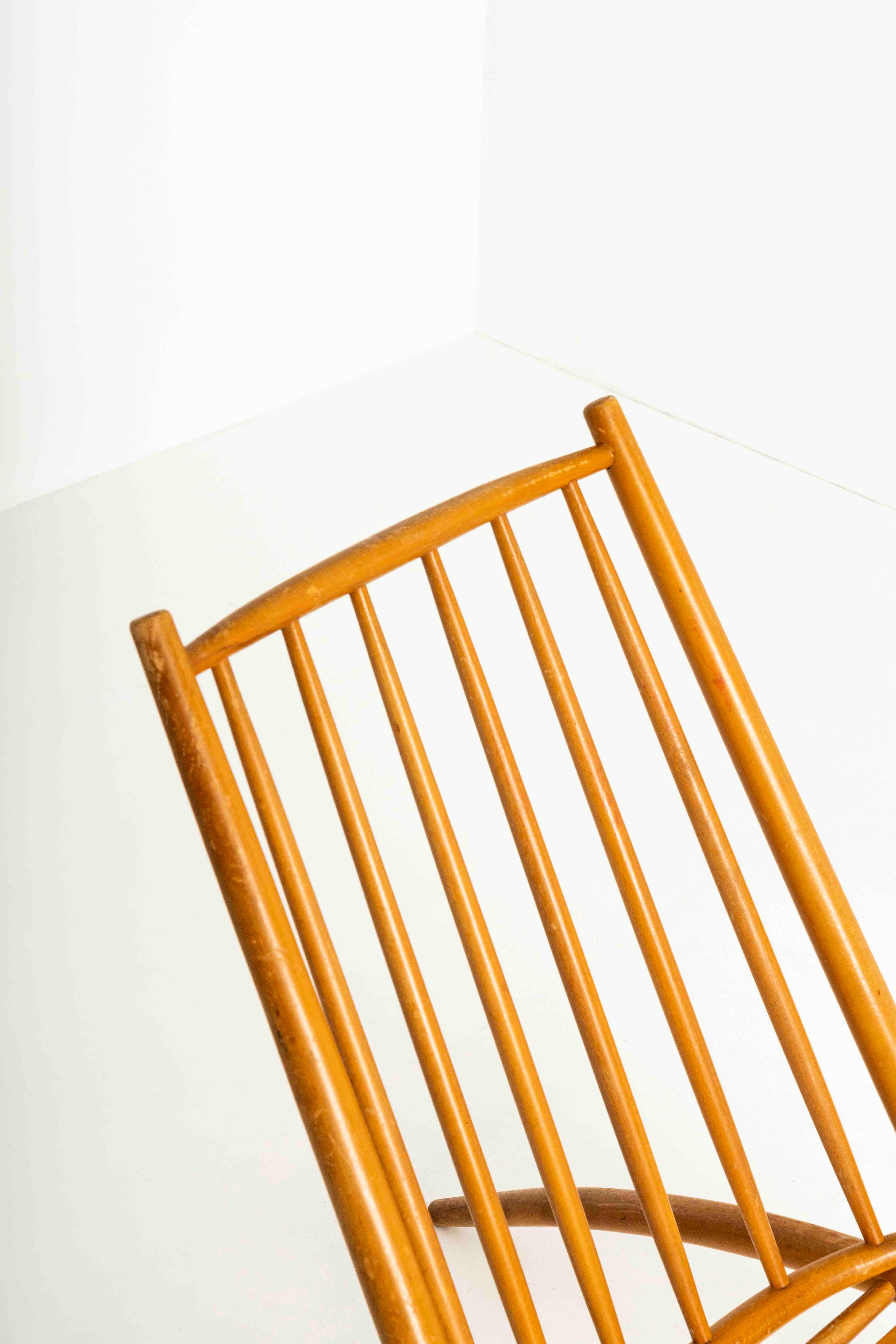 Mid-20th Century Congo Chair in Birch by Ilmari Tapiovaara for Asko, Finland, 1960s For Sale