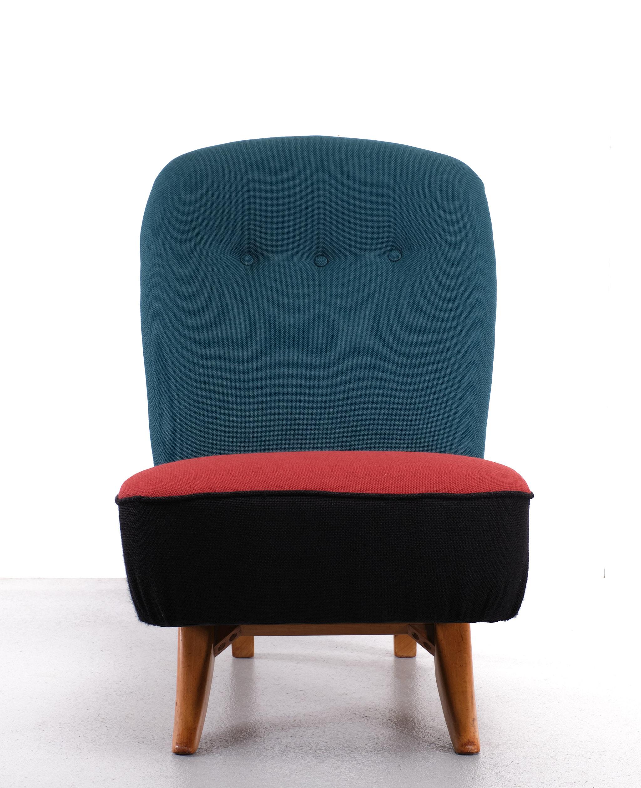 Congo & Penguin Lounge chairs Design Theo Ruth for  Artifort, 1950s 8