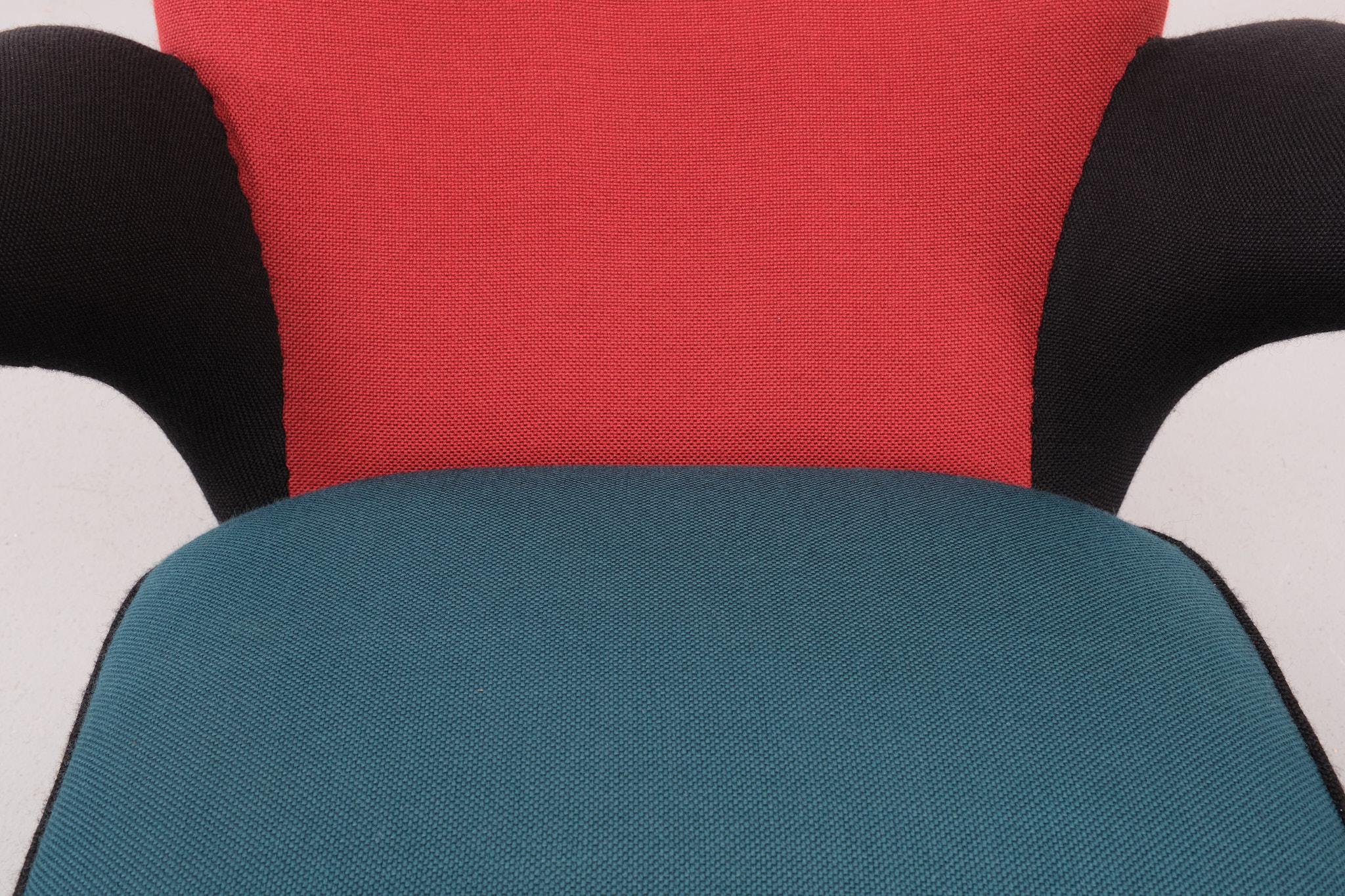 Fabric Congo & Penguin Lounge chairs Design Theo Ruth for  Artifort, 1950s