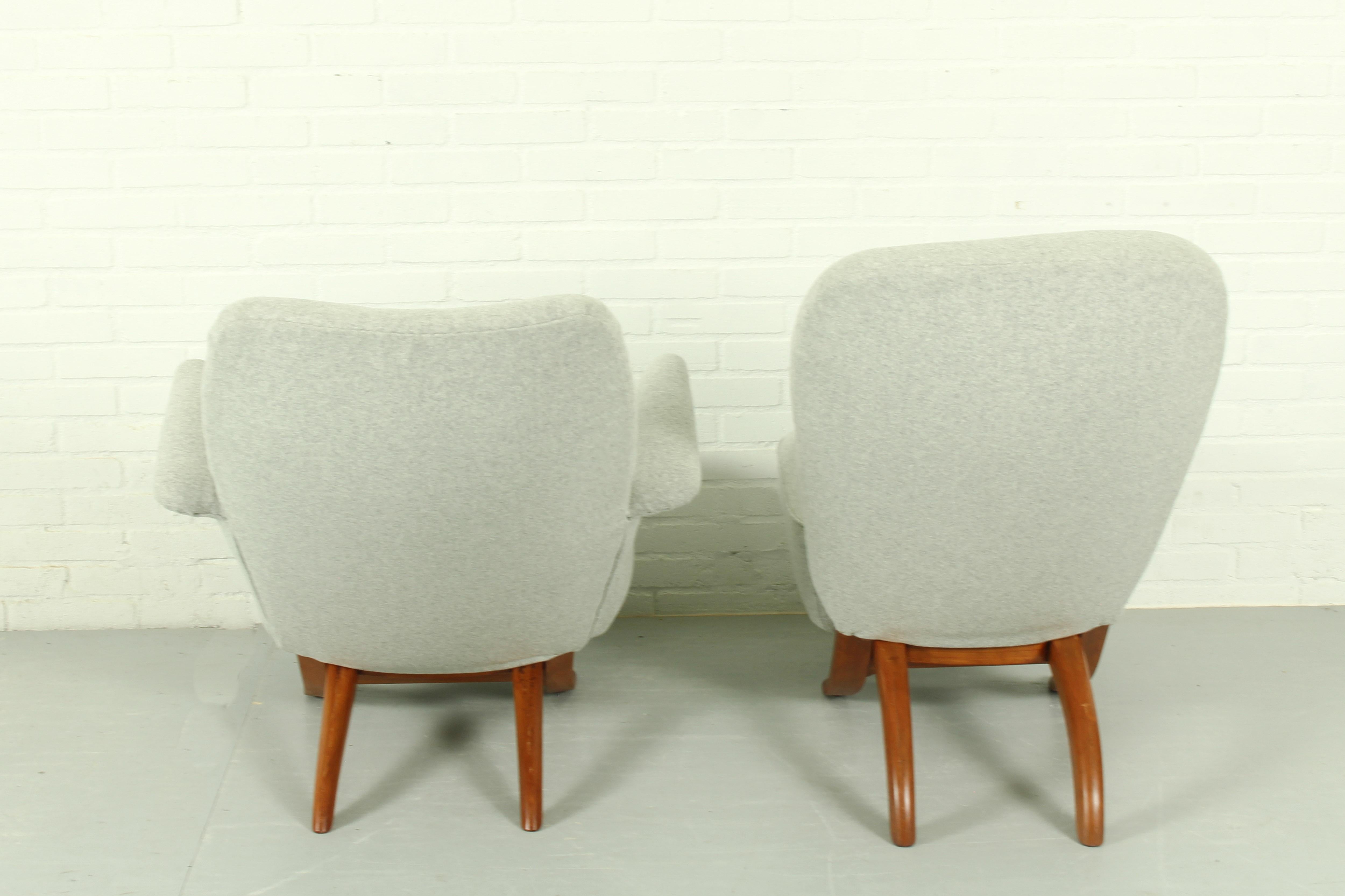 Congo & Pinguin Lounge Chair von Theo Ruth für Artifort, Niederlande, 1957  im Zustand „Gut“ im Angebot in Appeltern, Gelderland