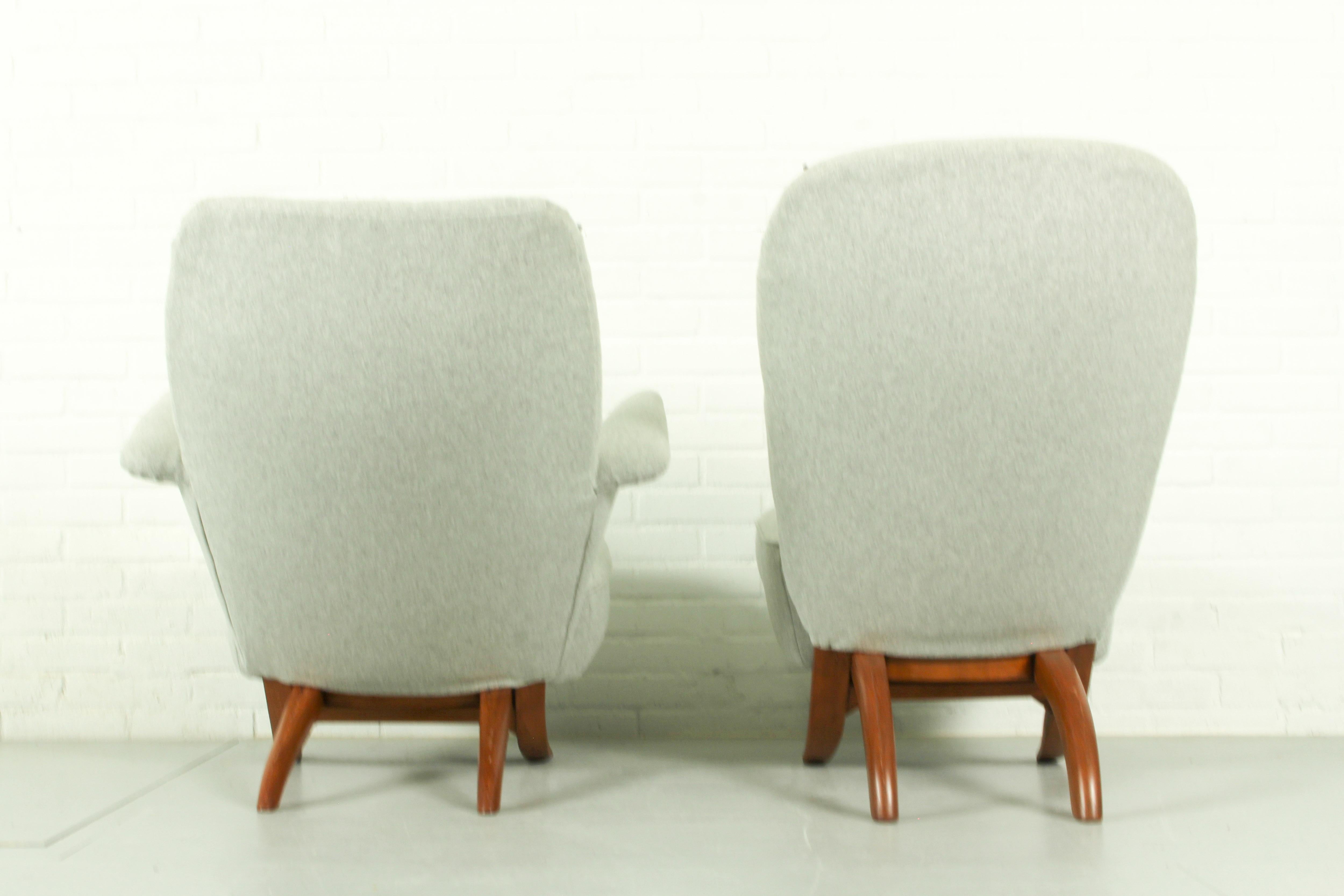 Congo & Pinguin Lounge Chair von Theo Ruth für Artifort, Niederlande, 1957  (20. Jahrhundert) im Angebot