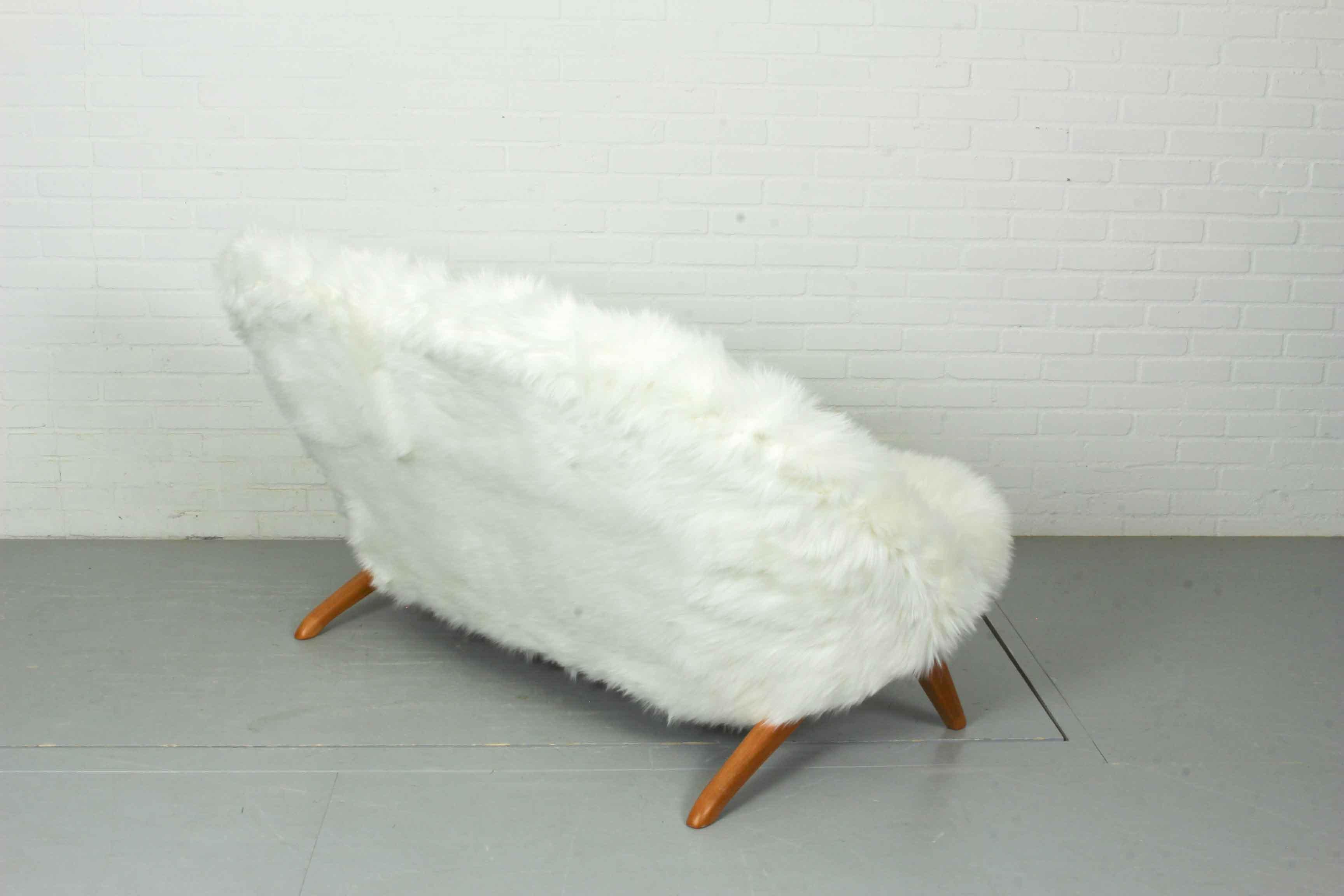 Beech Congo Sofa by Theo Ruth for Artifort, 1950s For Sale