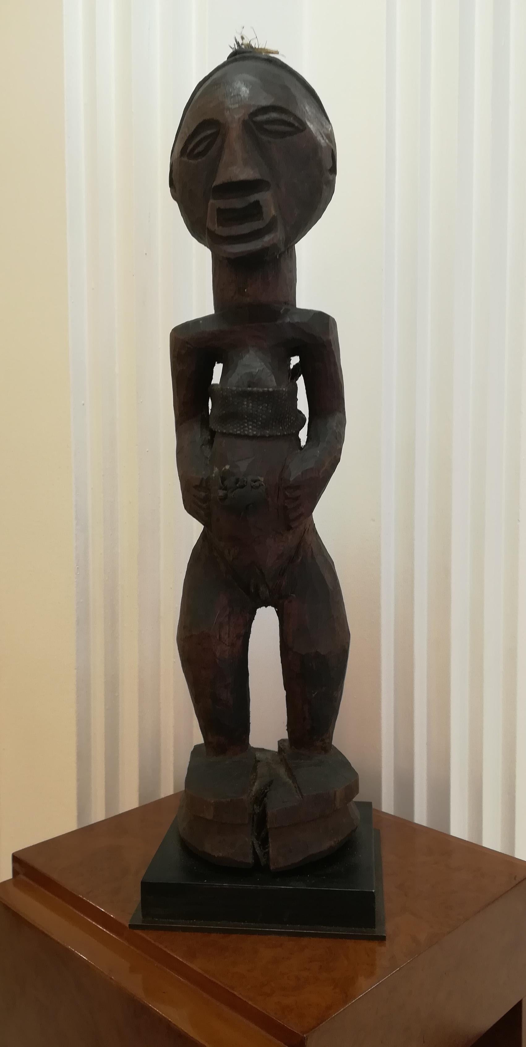 Wood Congo Songye Sculpture with Provenance