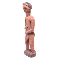 Painted African Pende Altar Figure, c. 1900