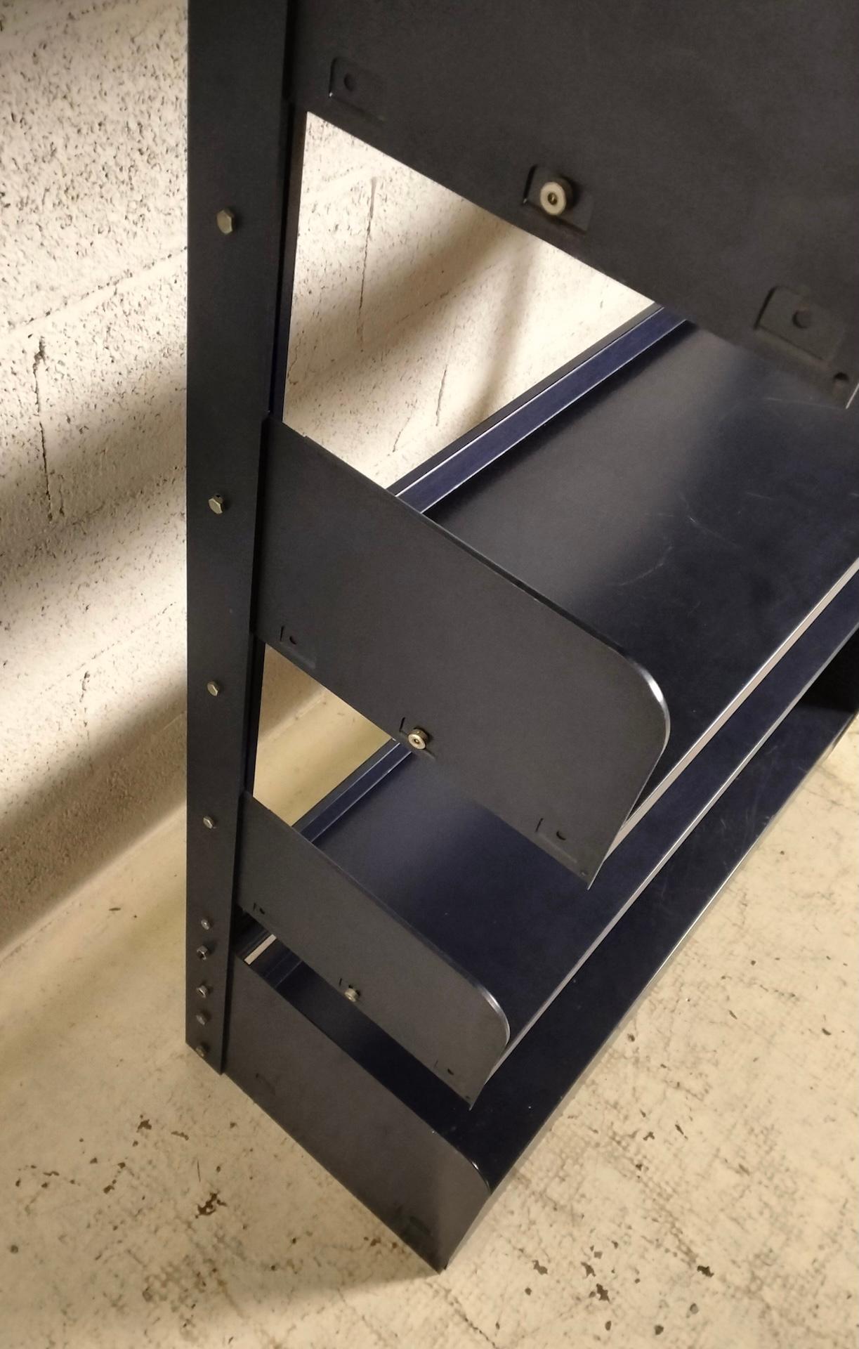 Metallo Librerie in metallo blu 