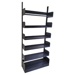 Librerie in metallo blu "Congresso" di Lips Vago anni '60, '70