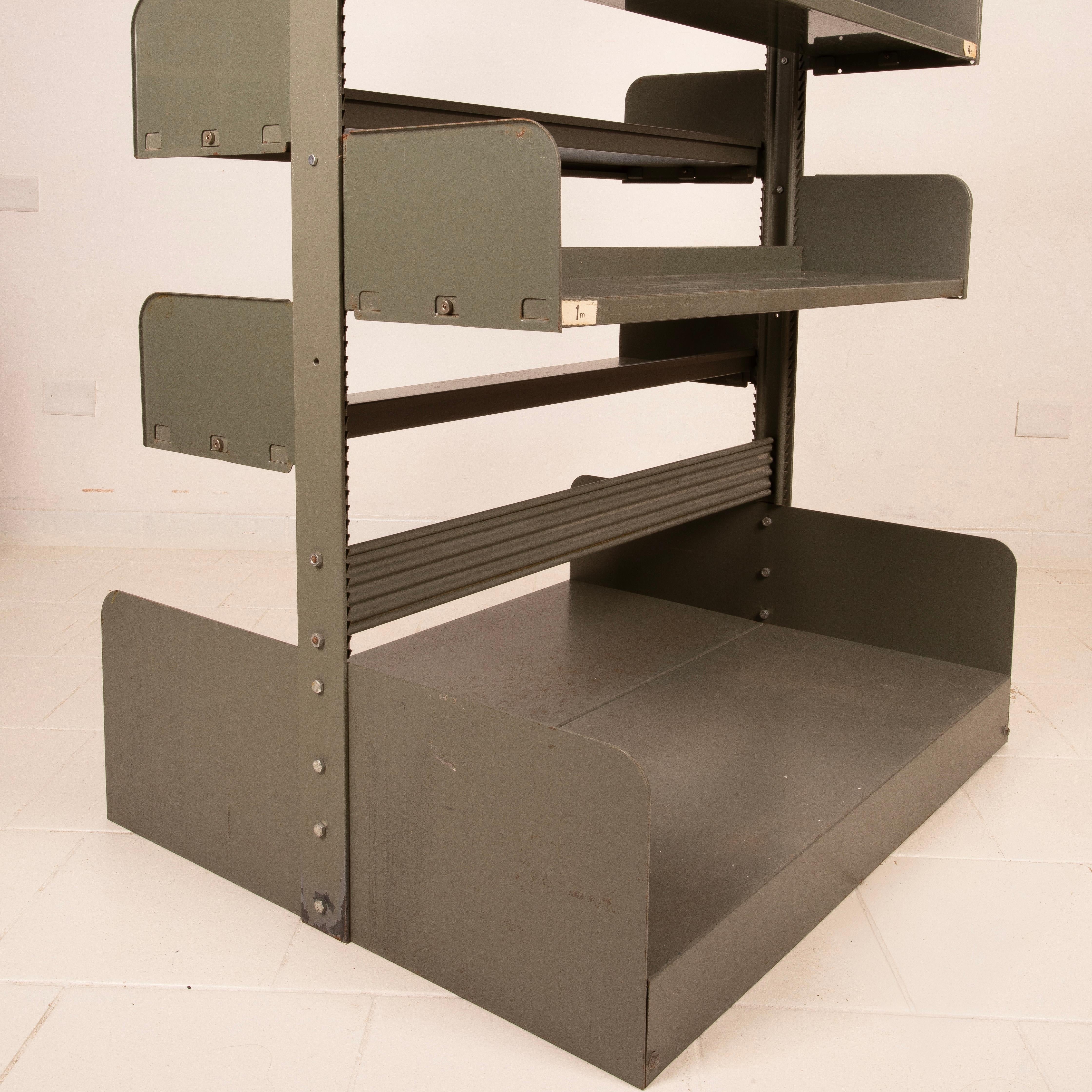 Congresso XL Bookcase produced by Lips Vago in the 1960s Set of 3 in vendita 11
