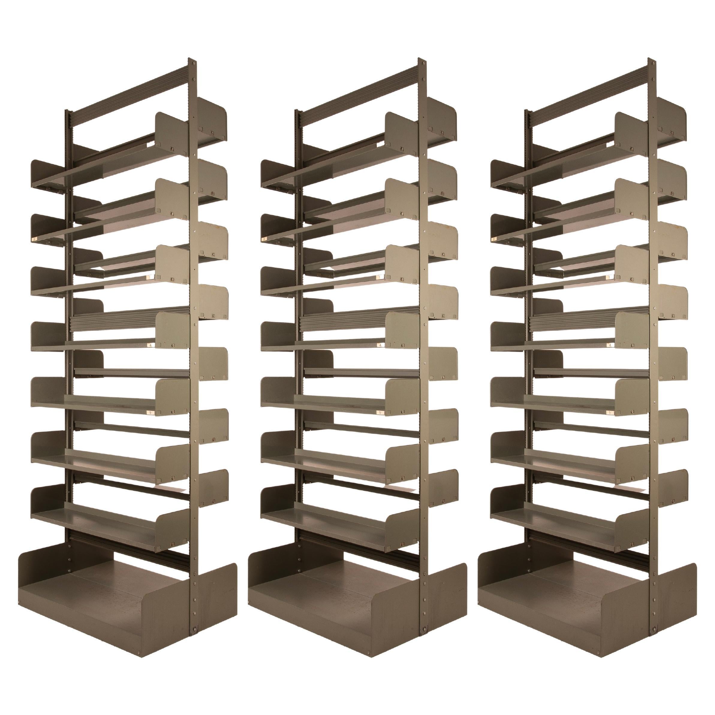 Congresso XL Bookcase produced by Lips Vago in the 1960s Set of 3