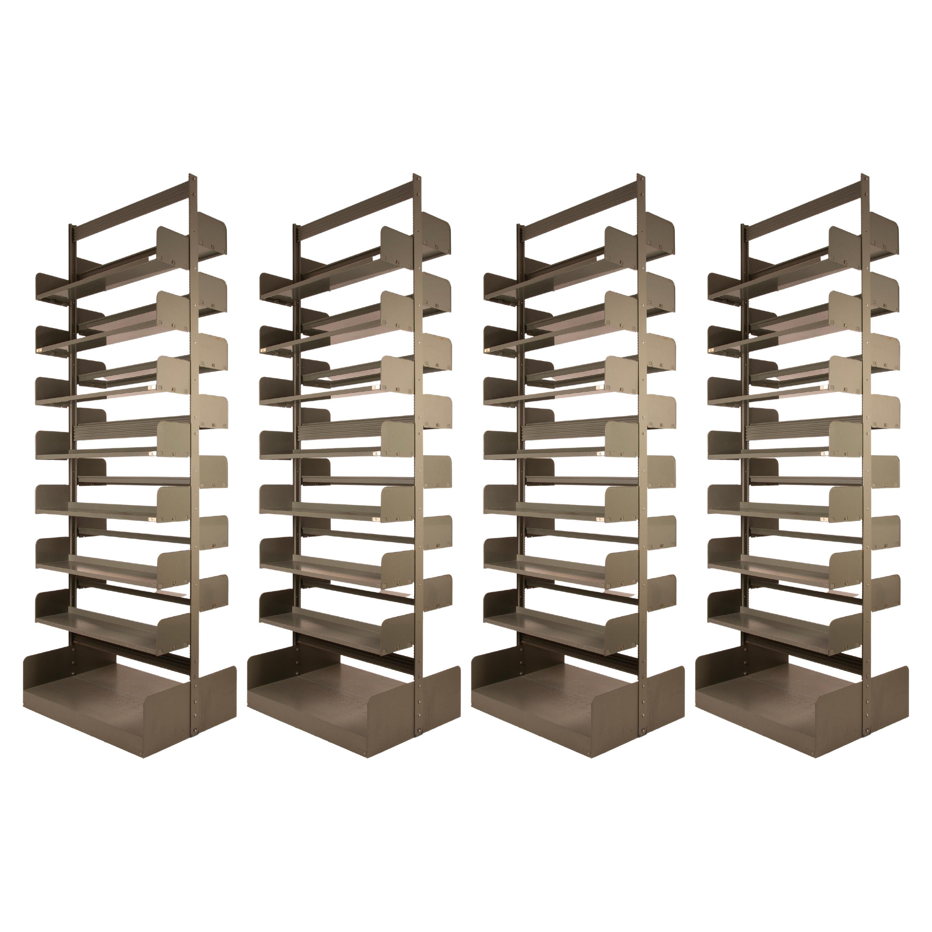 Congresso XL Bookcase produced by Lips Vago in the 1960s Set of 4