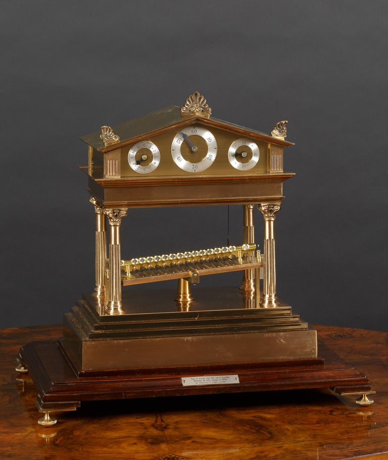 Congreve Rolling Ball Clock by Thwaites and Reed, London, circa 1973