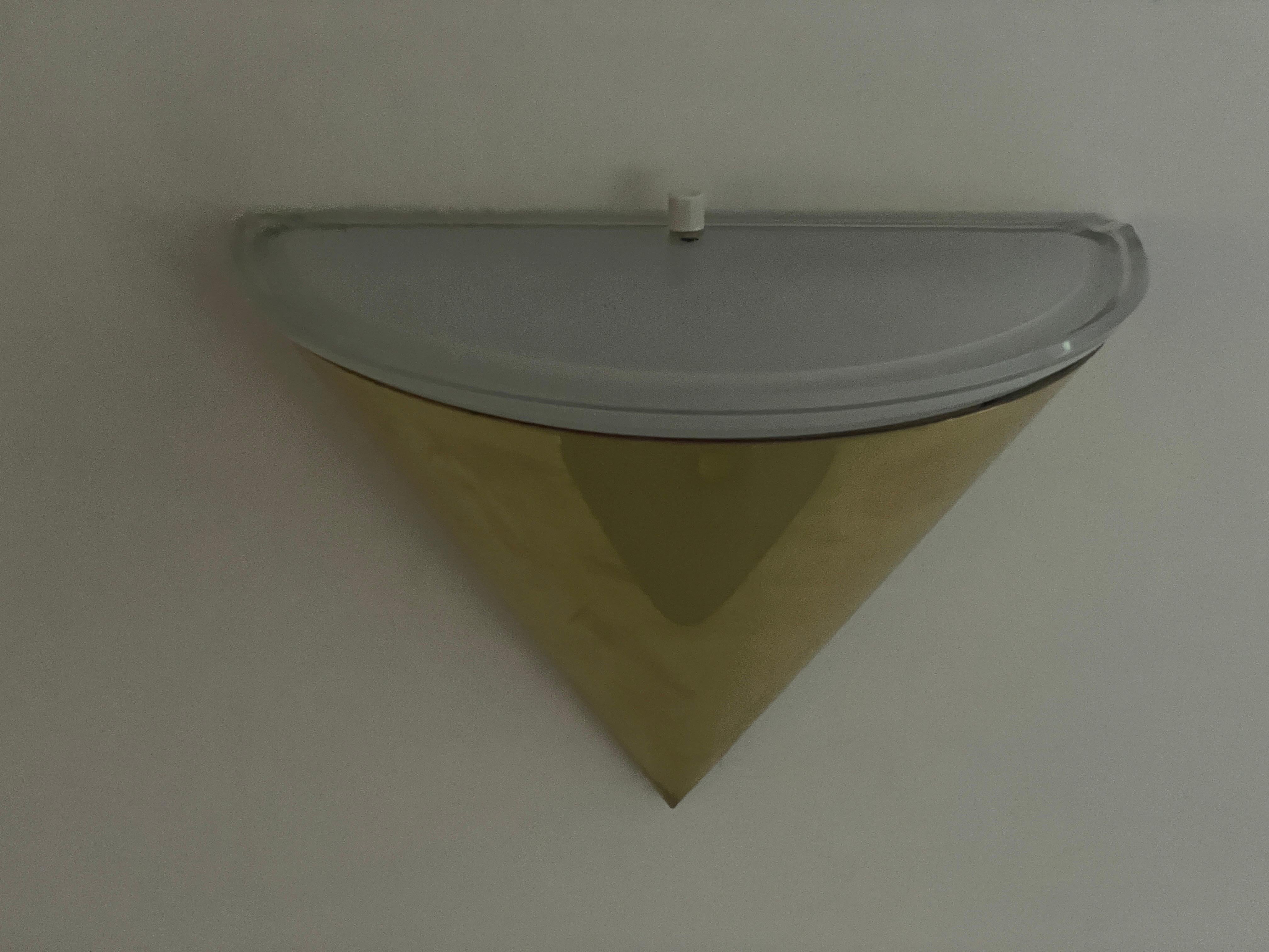 Metallo Coppia di lampade coniche di Limburg, anni '70, Germania in vendita