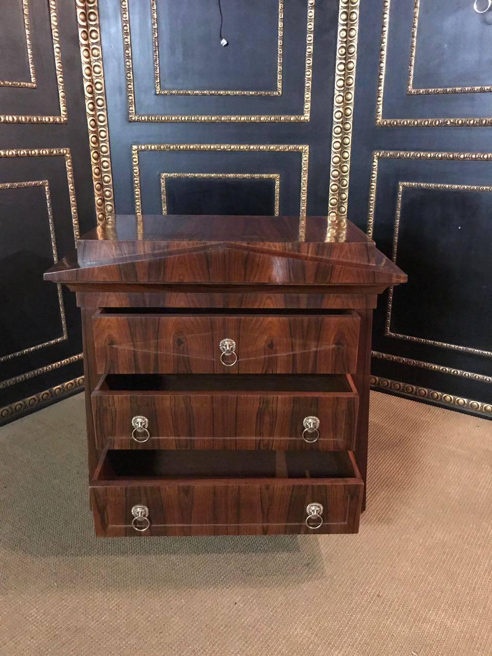 20th Century Conical Commode Chest of Drawers / shelve in the antique Biedermeier Style For Sale