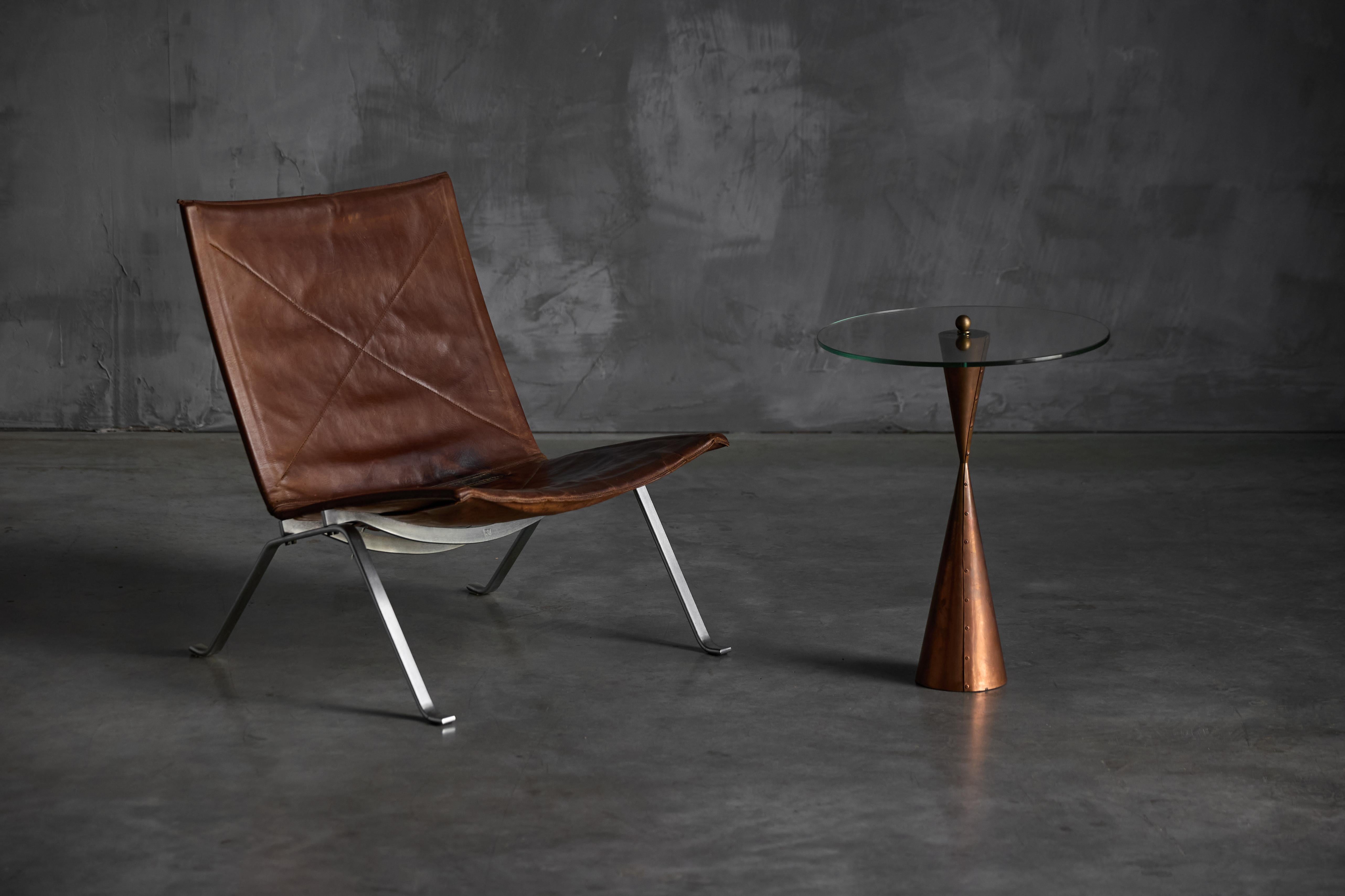 Conical Copper Side Table, France, 1970s For Sale 5