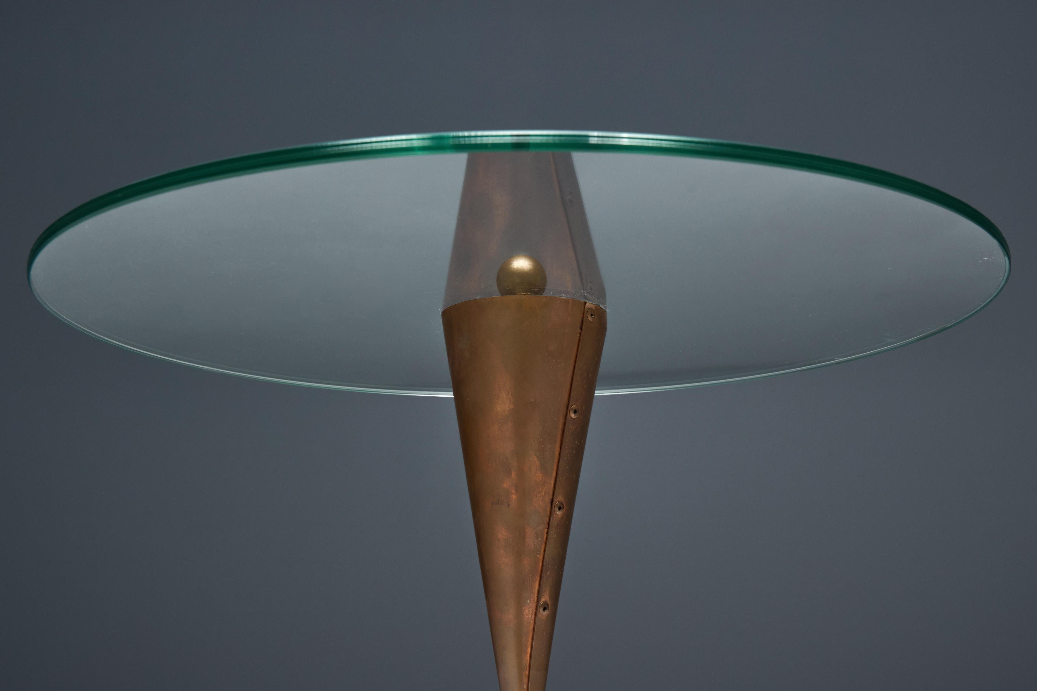 Conical Copper Side Table, France, 1970s For Sale 7