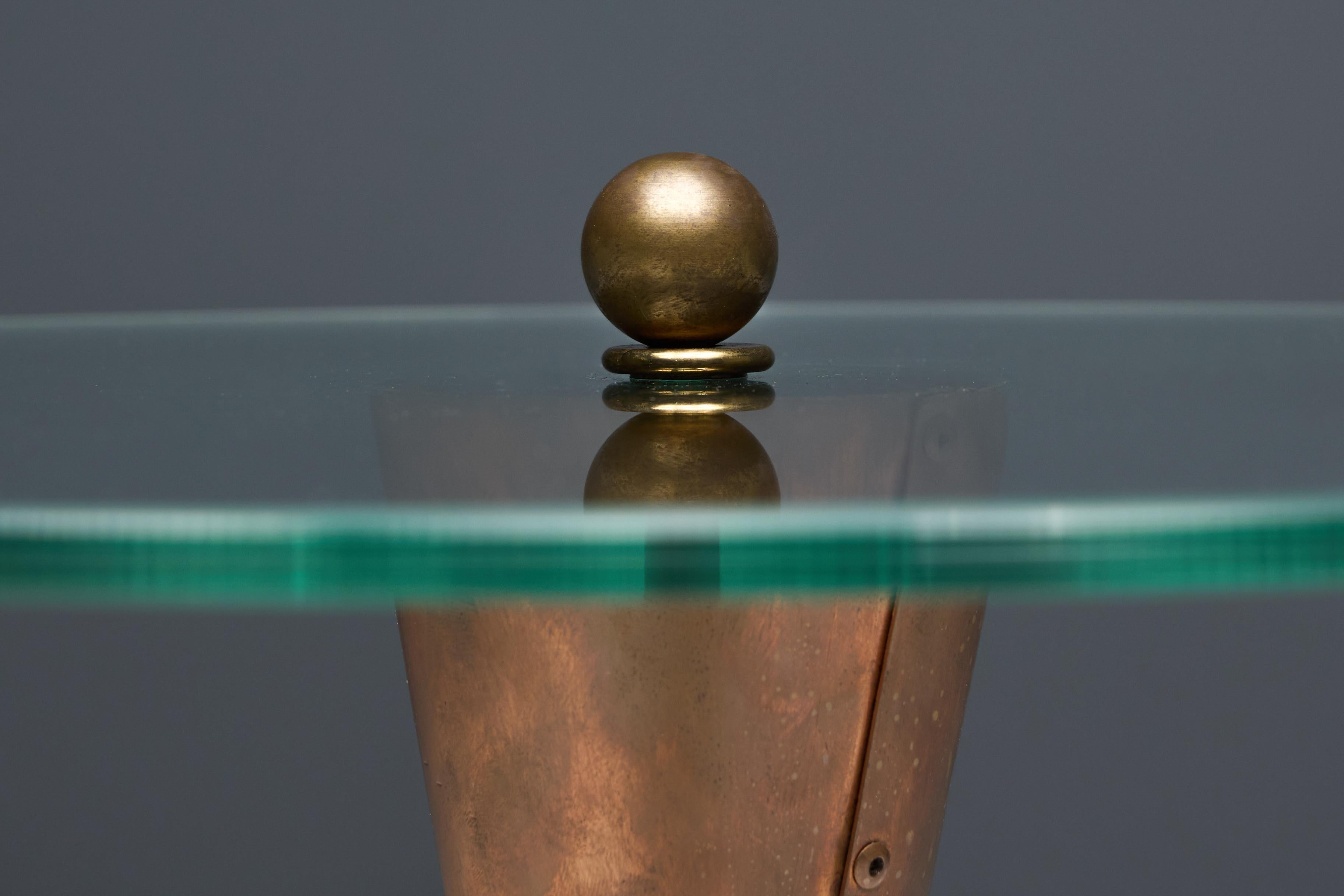 Conical Copper Side Table, France, 1970s For Sale 9